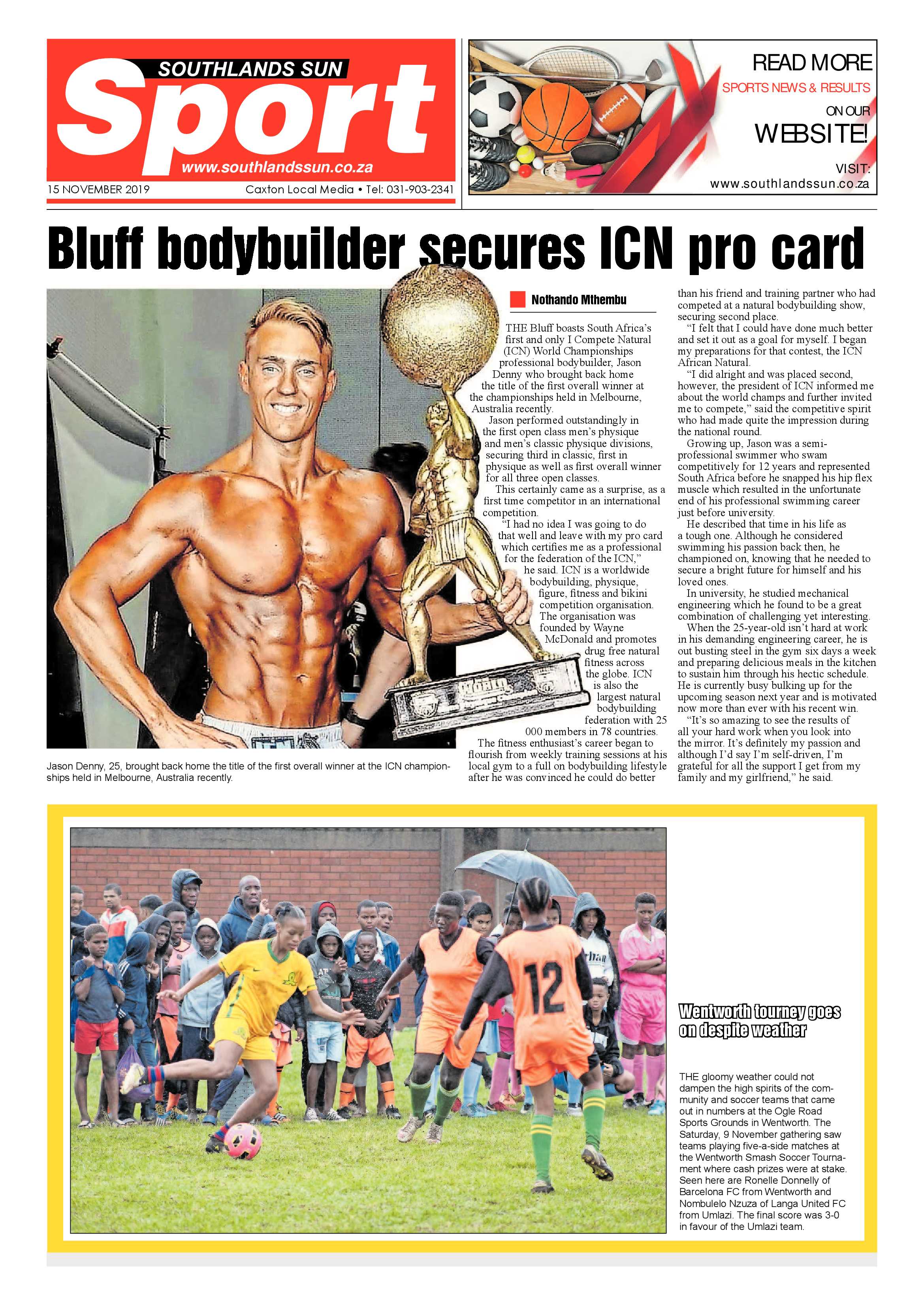 Southlands Sun 15 November 2019 page 20