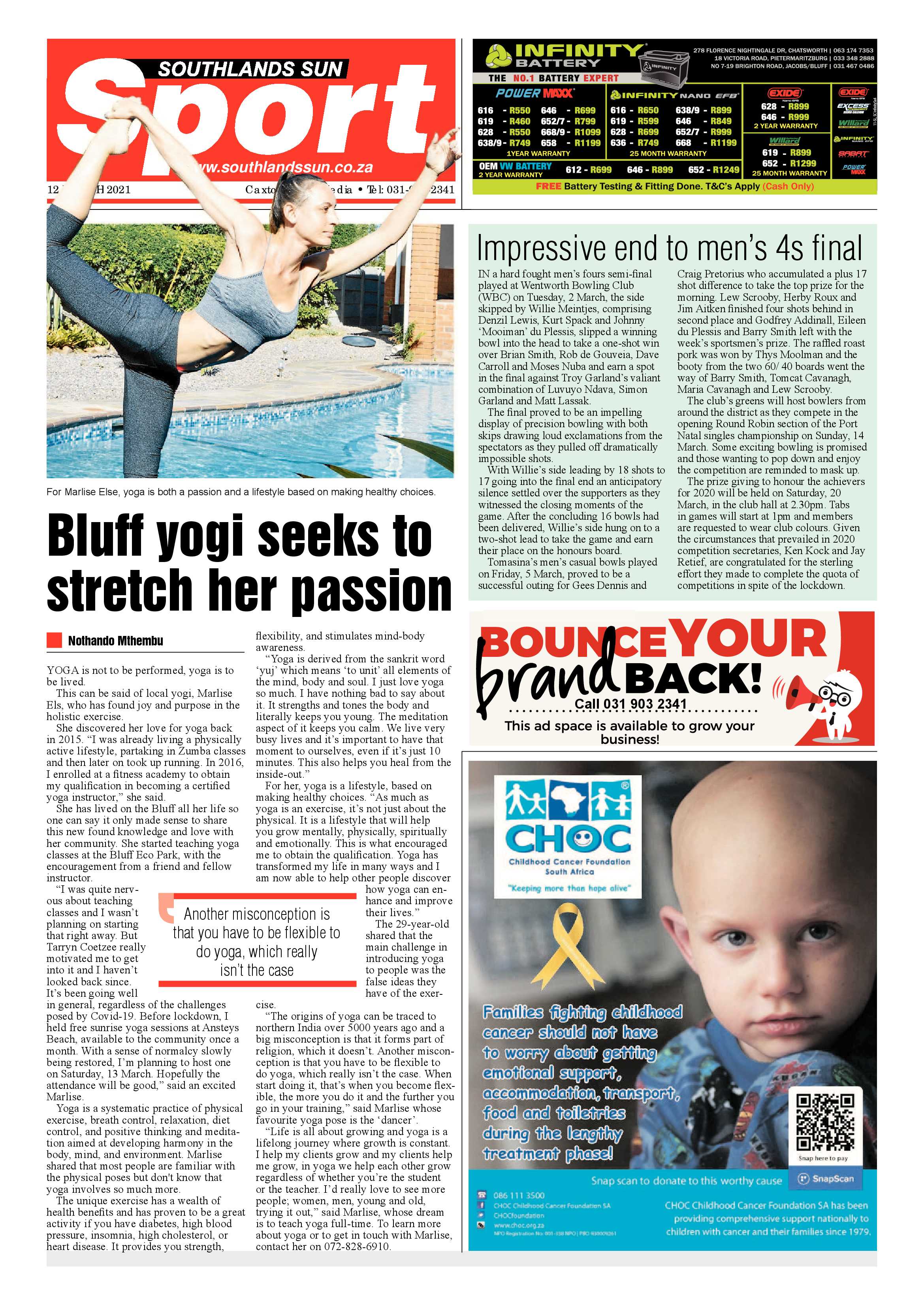 Southlands Sun 12 March 2021 page 12