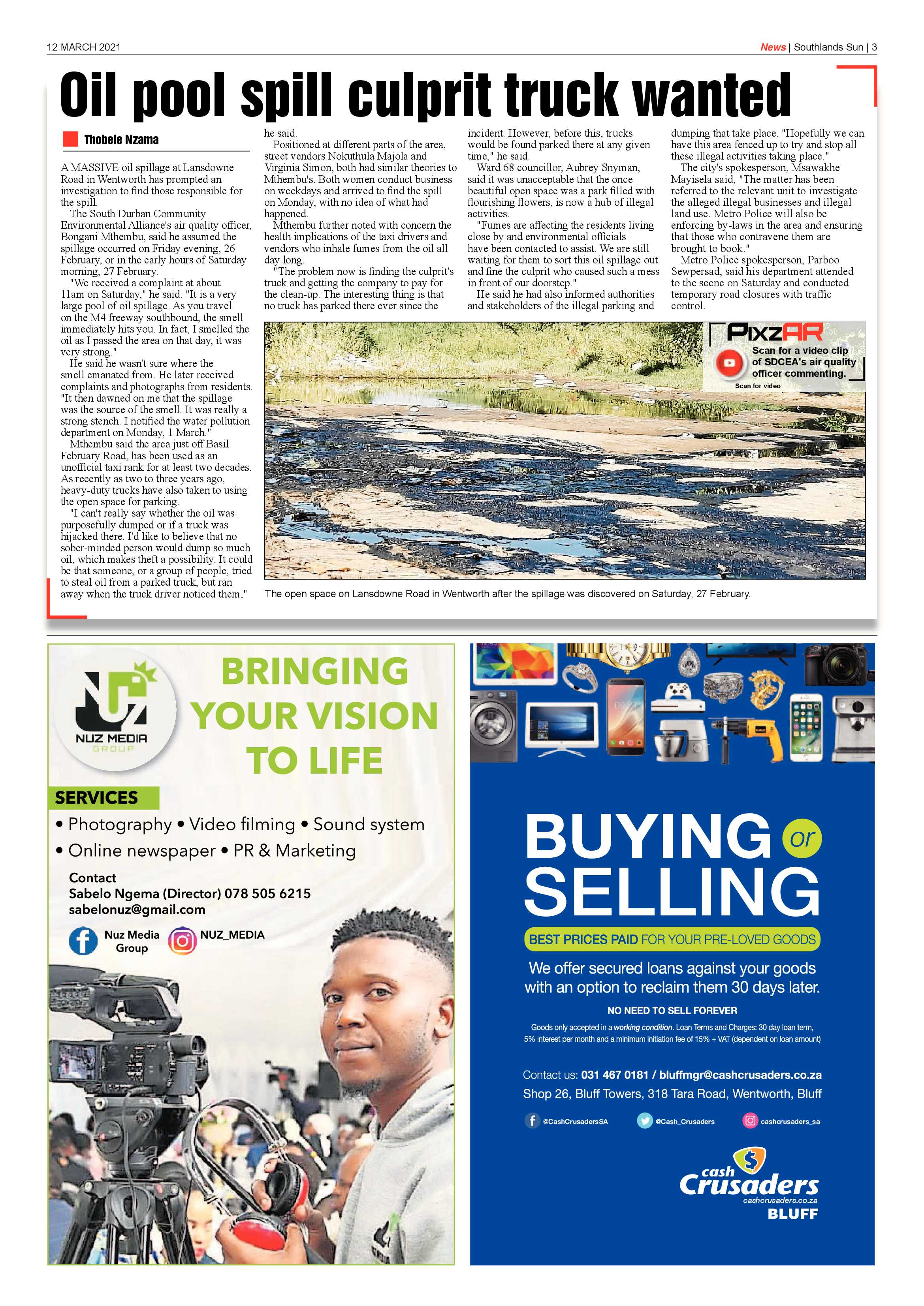 Southlands Sun 12 March 2021 page 3