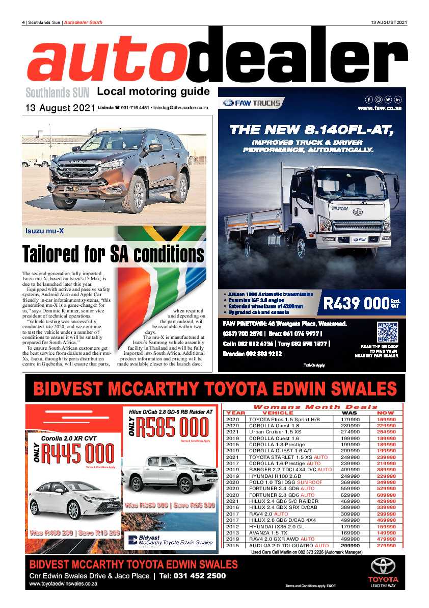 Southlands Sun 13 August  2021 page 4