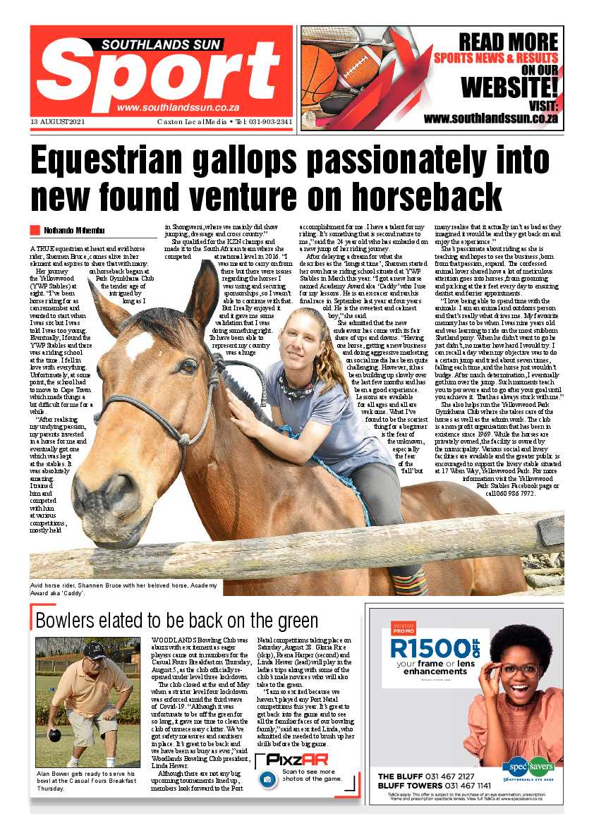 Southlands Sun 13 August  2021 page 8