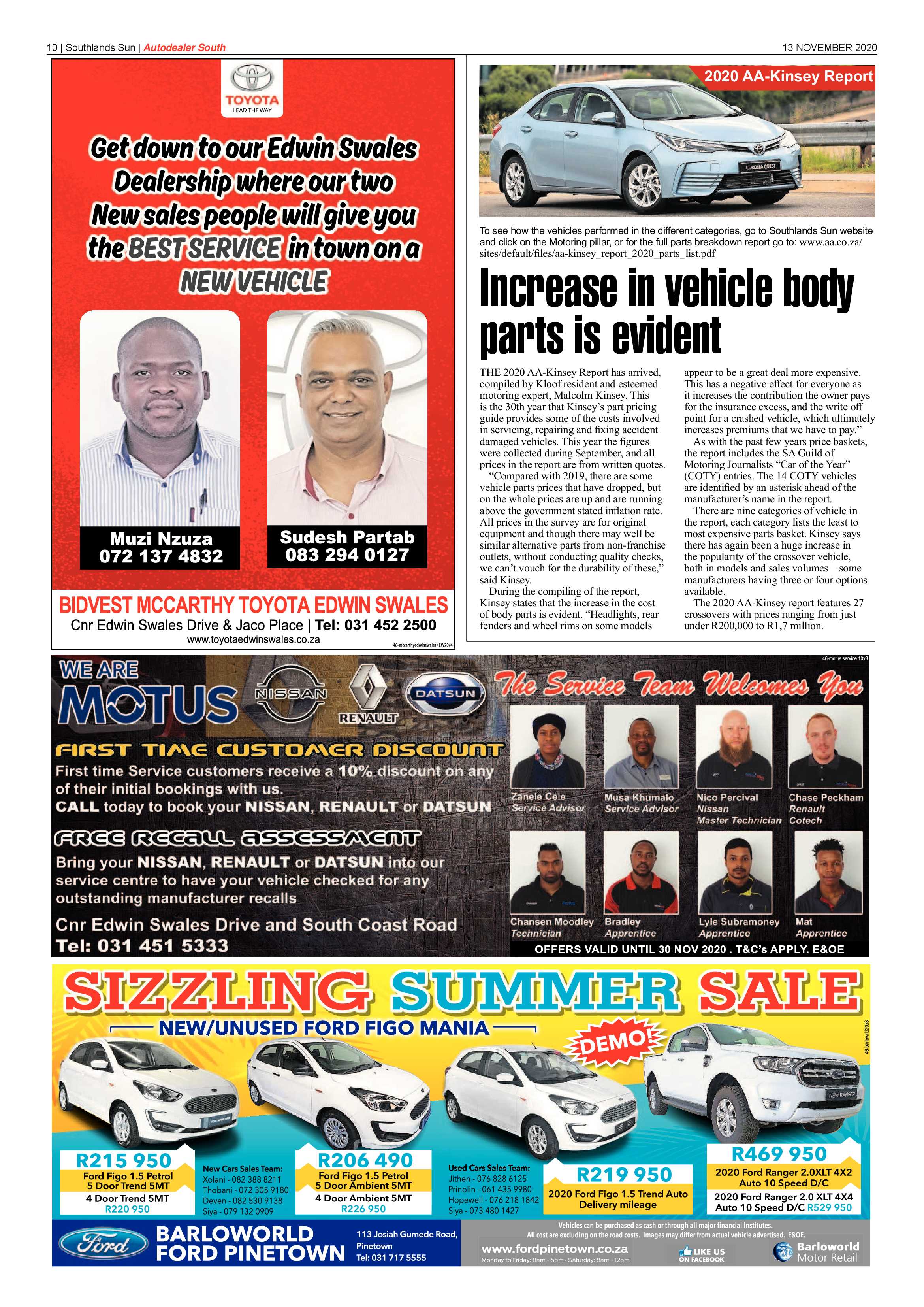 Southlands Sun 13 November 2020 page 10