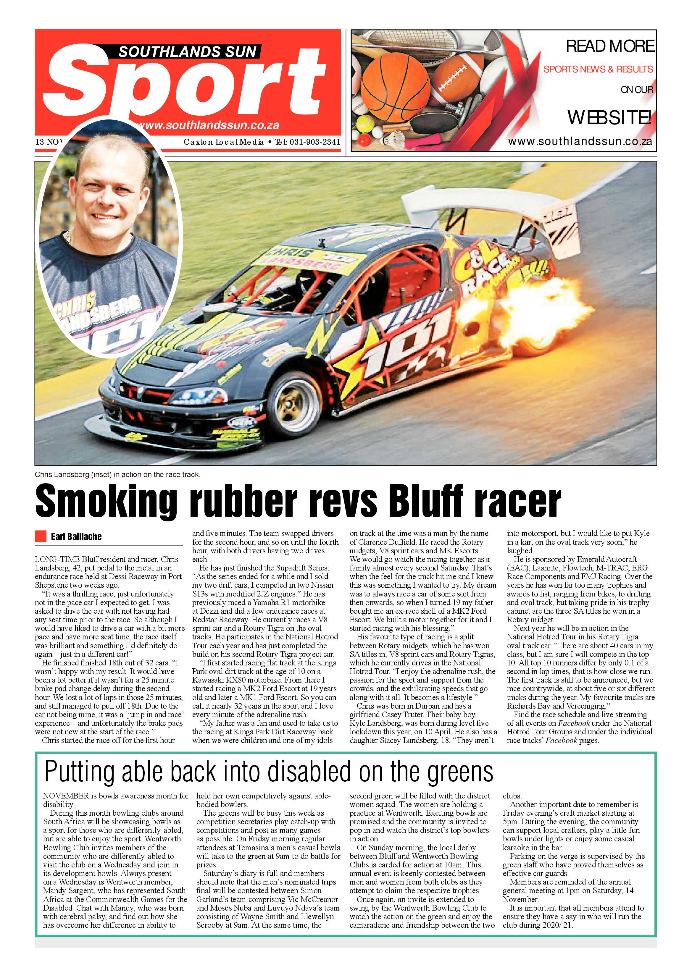 Southlands Sun 13 November 2020 page 12