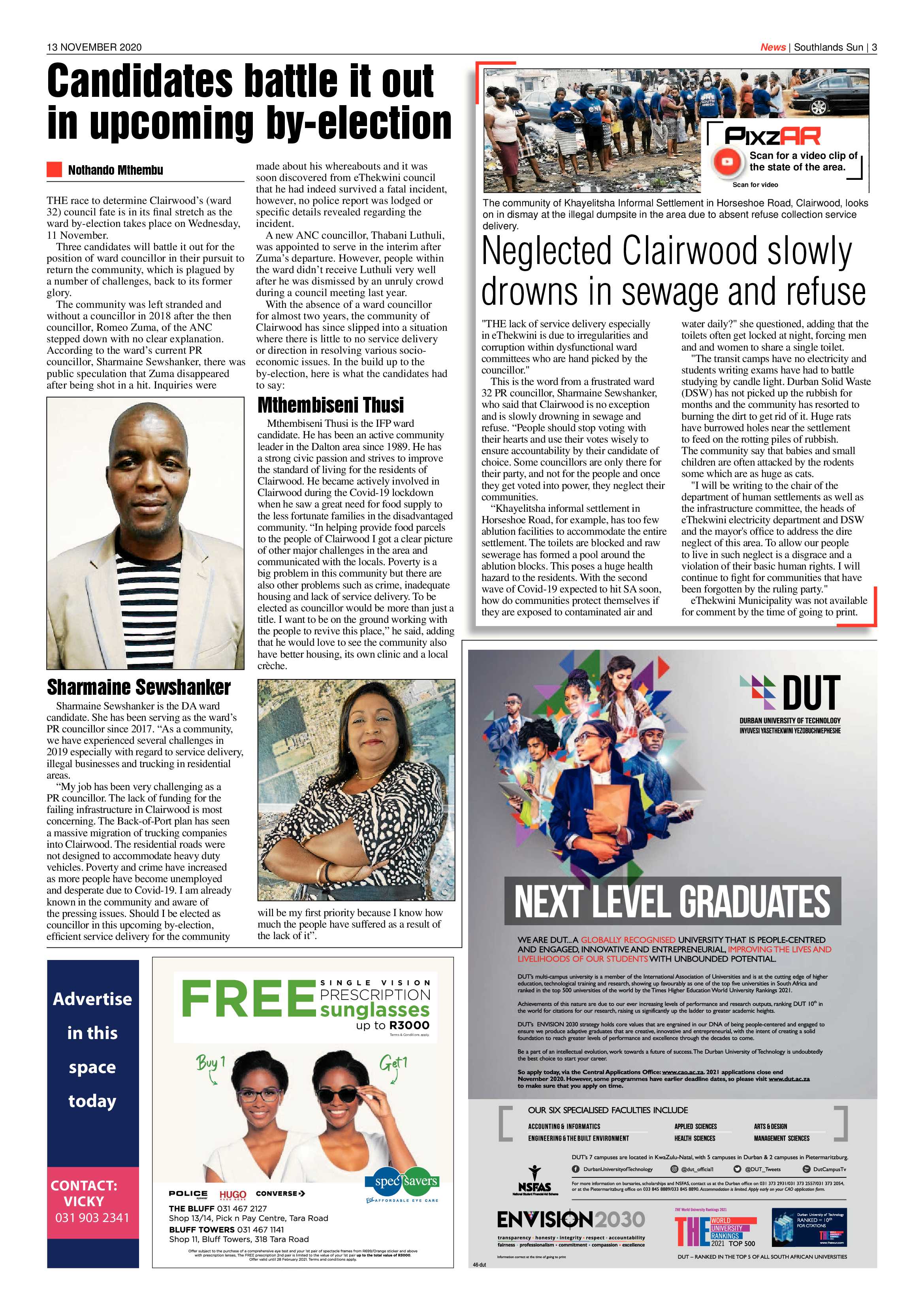 Southlands Sun 13 November 2020 page 3