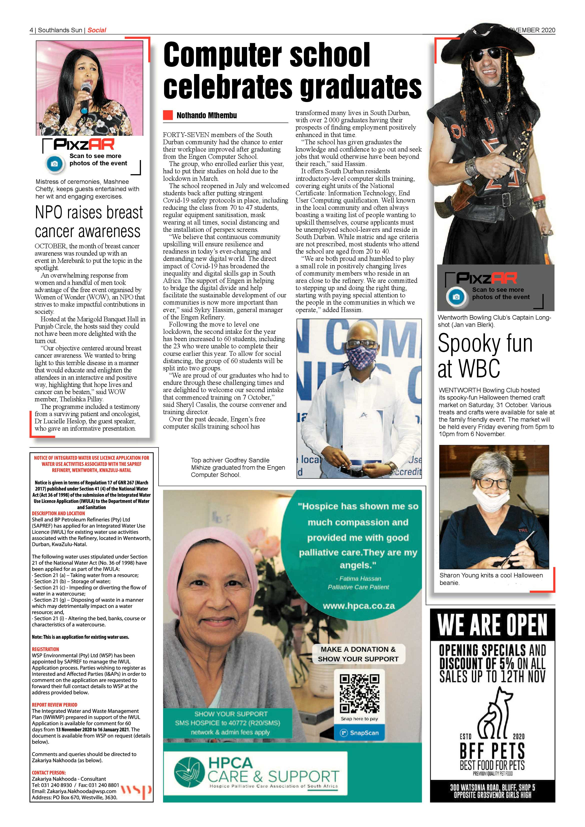 Southlands Sun 13 November 2020 page 4