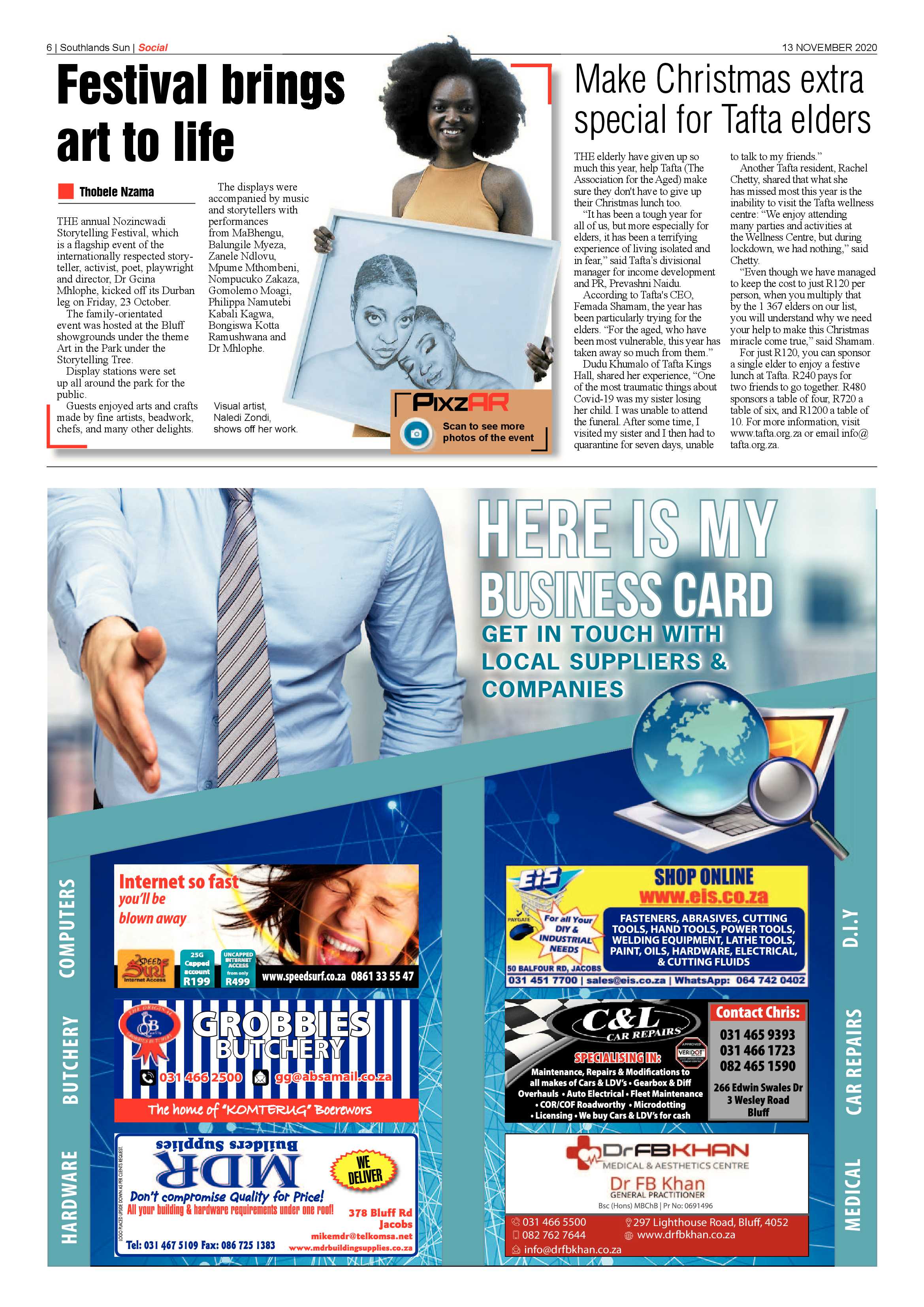 Southlands Sun 13 November 2020 page 6