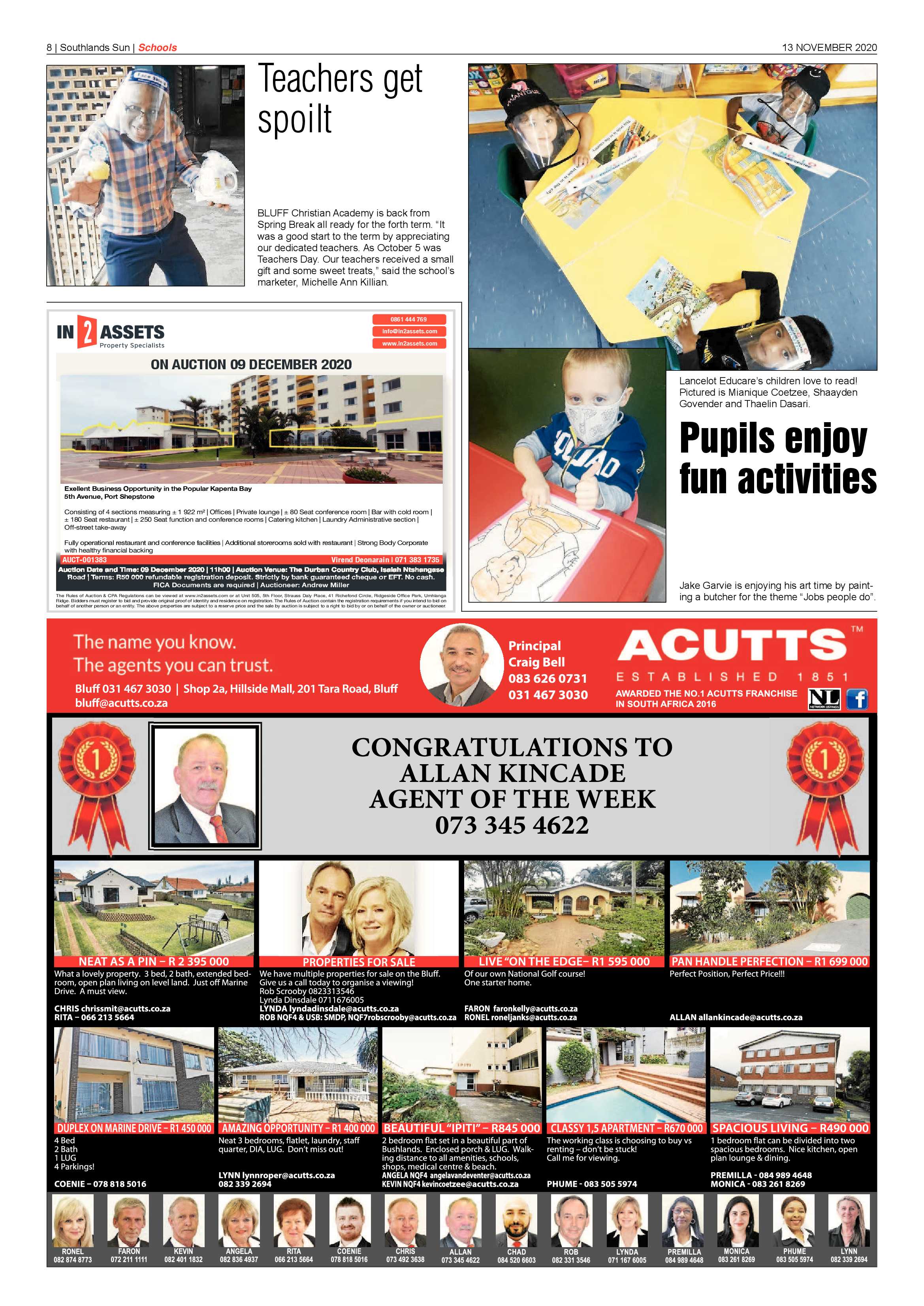 Southlands Sun 13 November 2020 page 8