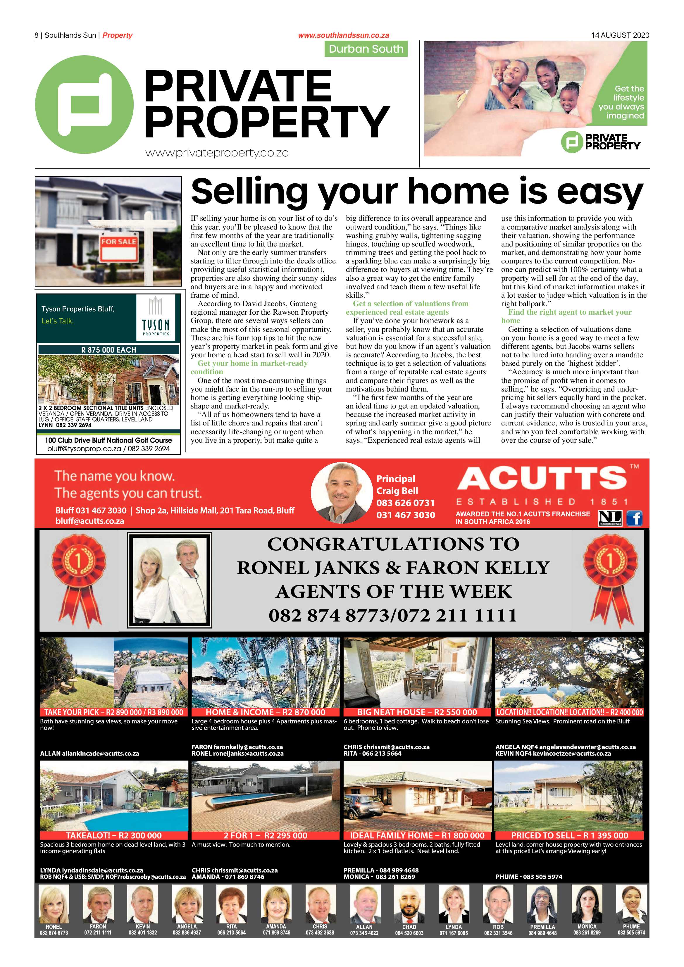 Southlands Sun 14 August 2020 page 8