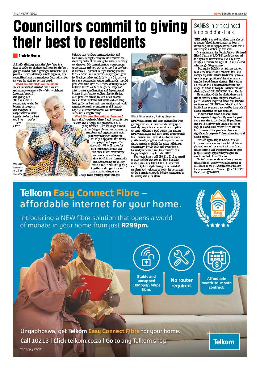 Southlands Sun 14 January 2022 page 3