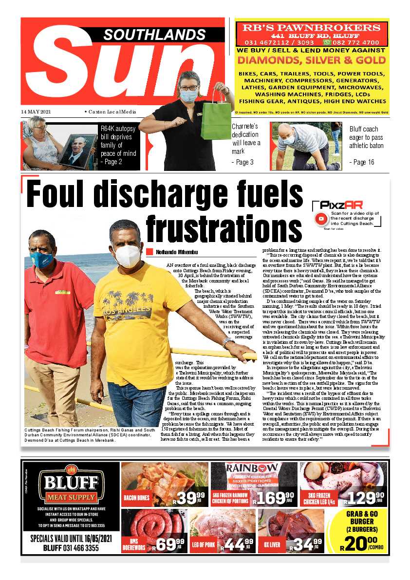 Southlands Sun 14 May 2021 page 1