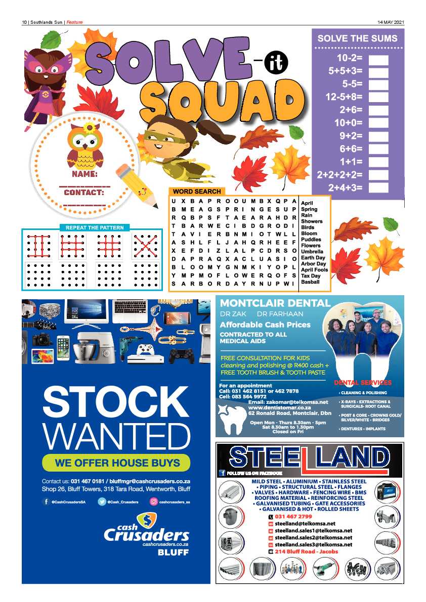Southlands Sun 14 May 2021 page 10