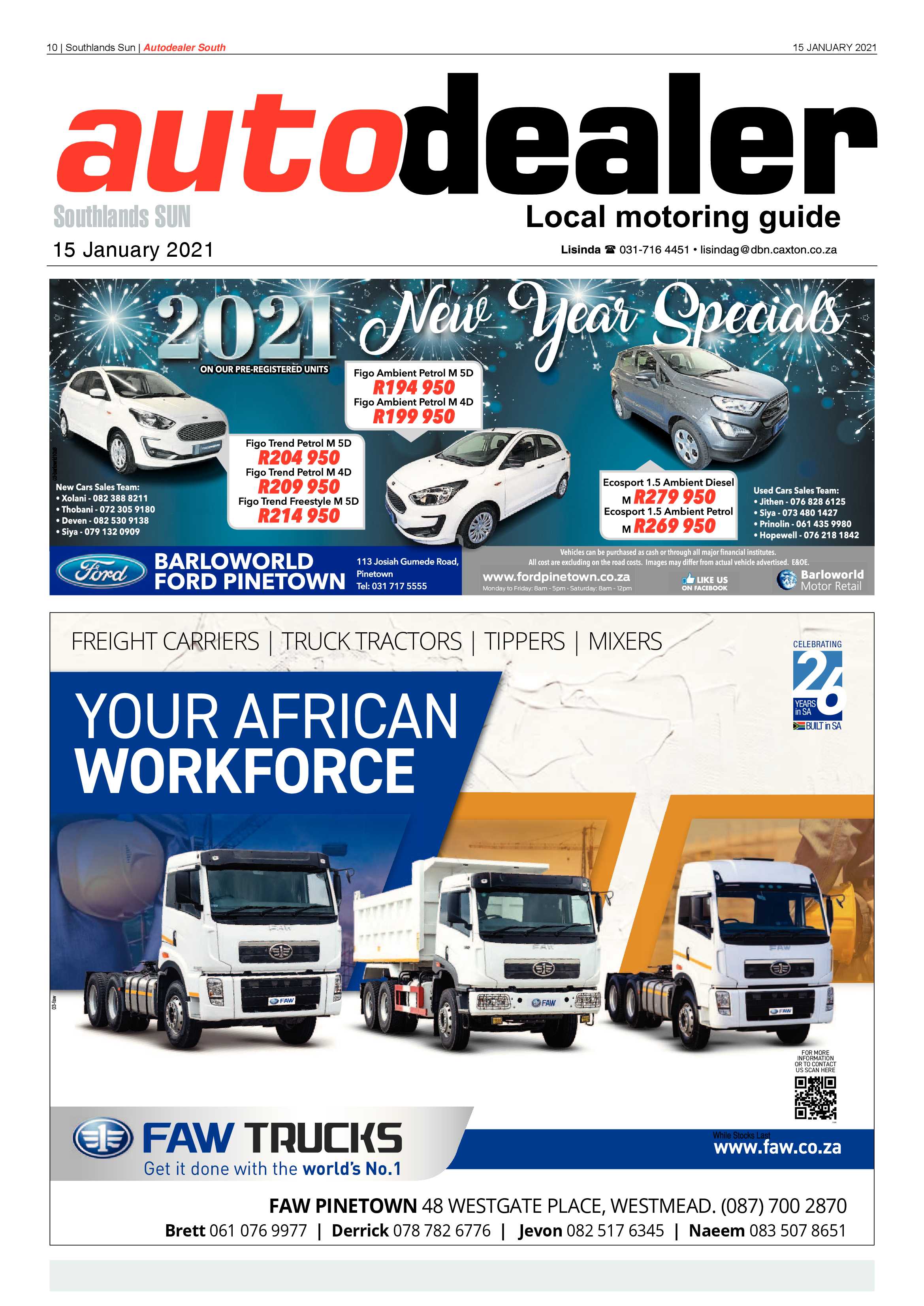 Southlands Sun 15 January 2020 page 10