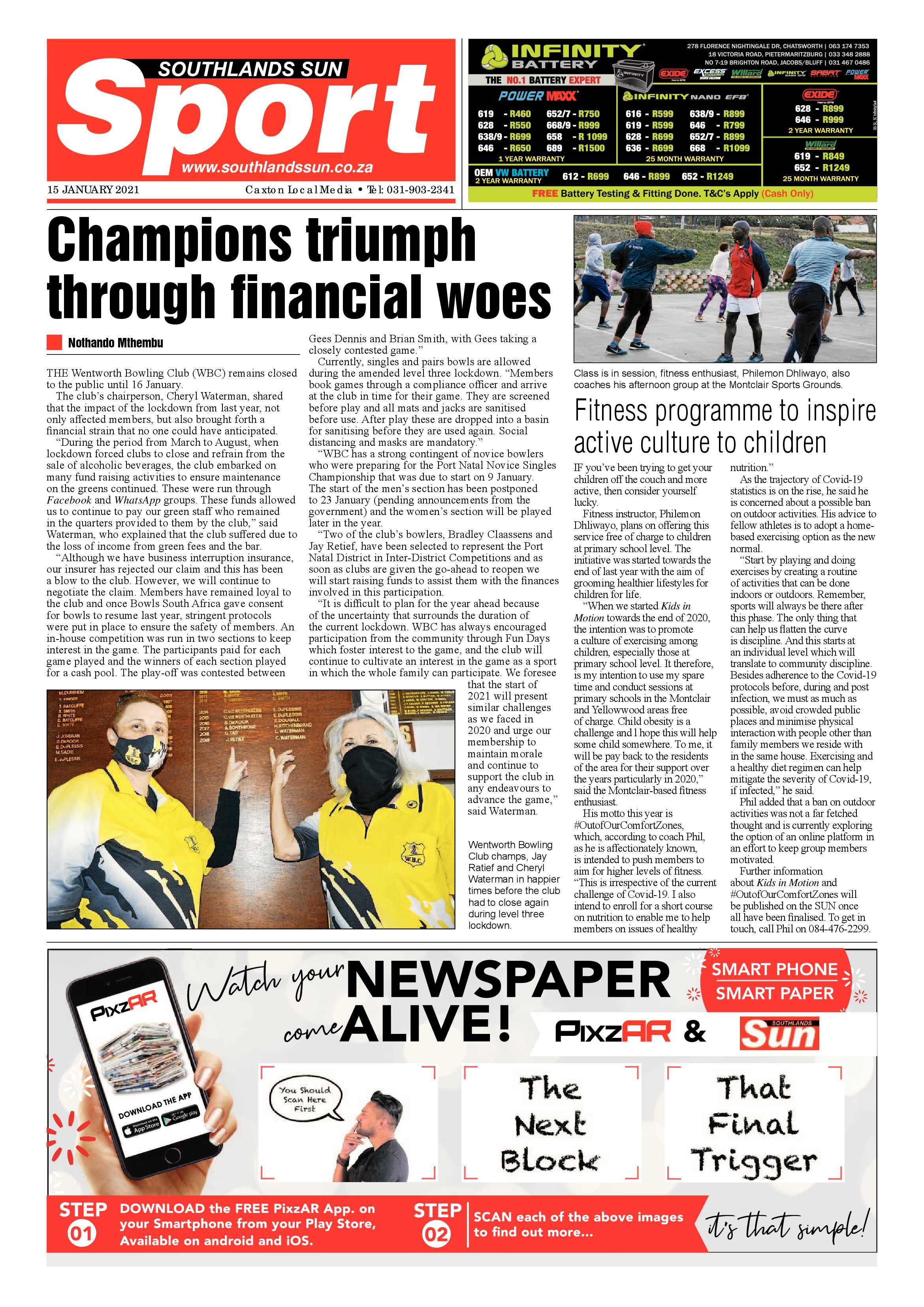 Southlands Sun 15 January 2020 page 12