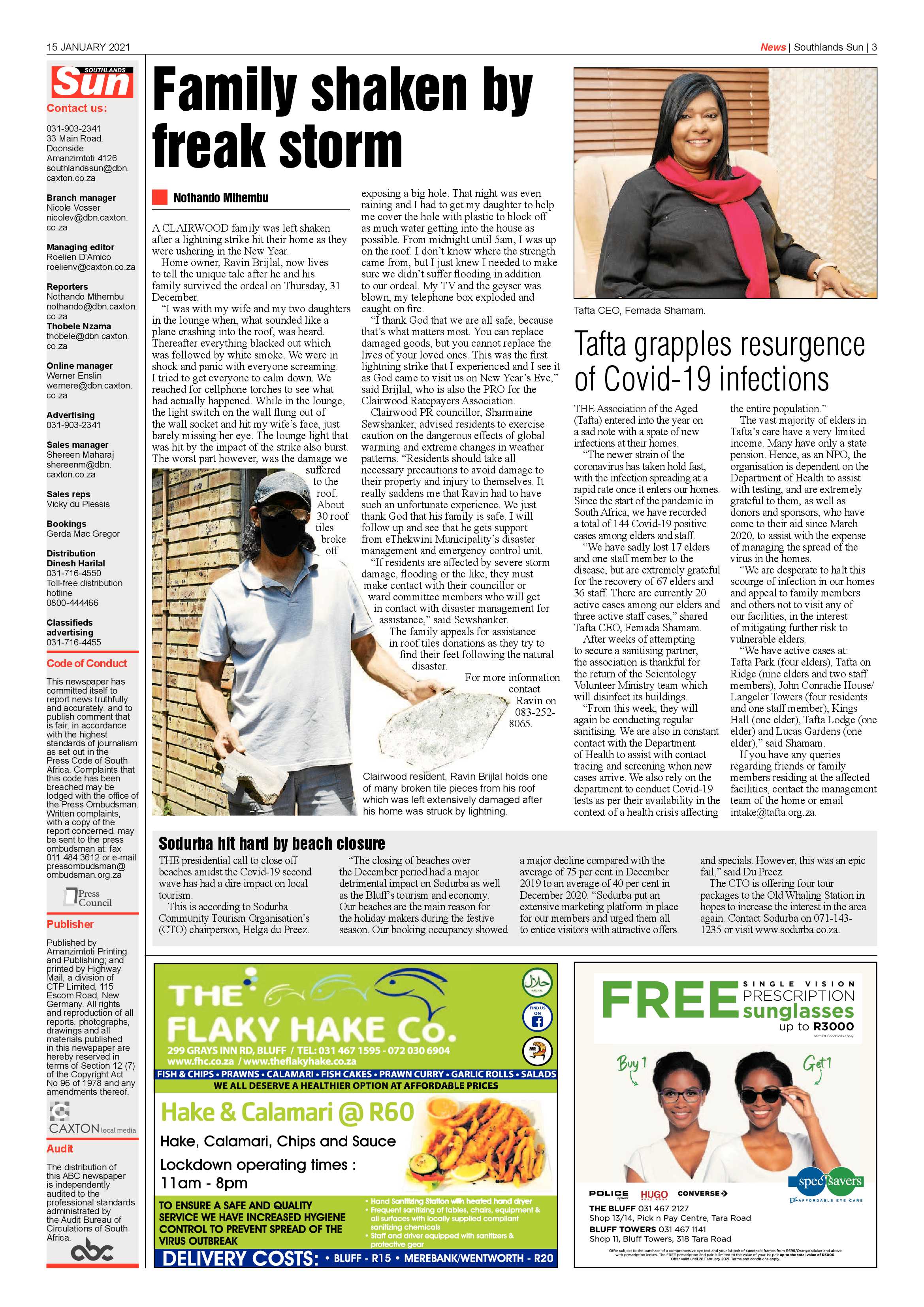 Southlands Sun 15 January 2020 page 3