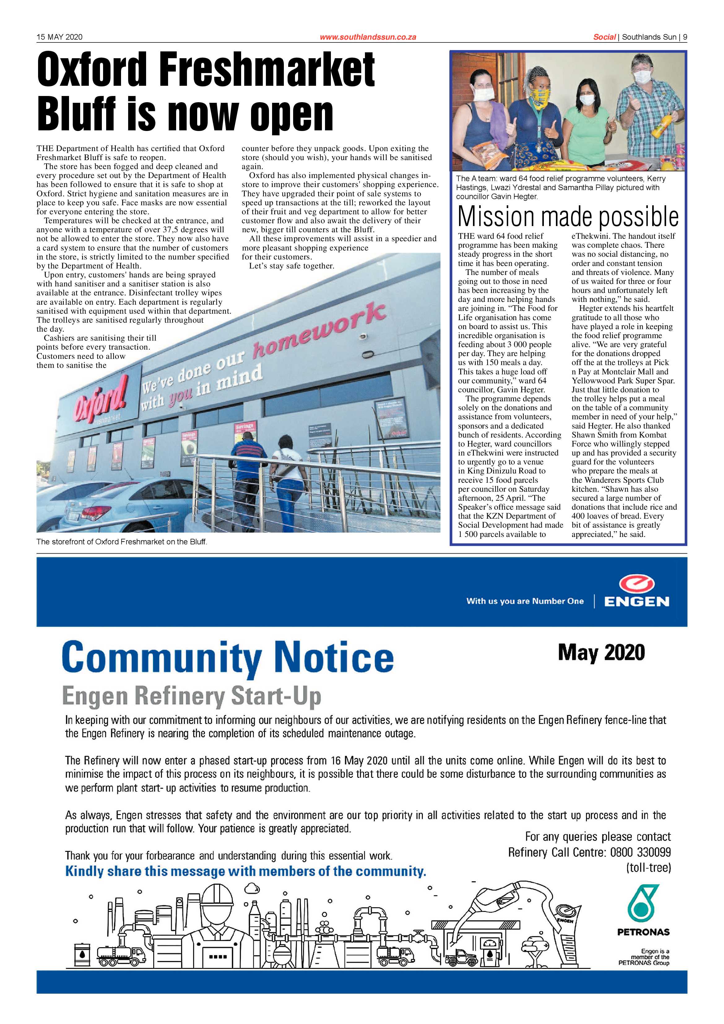 Southlands Sun 15 May 2020 page 9