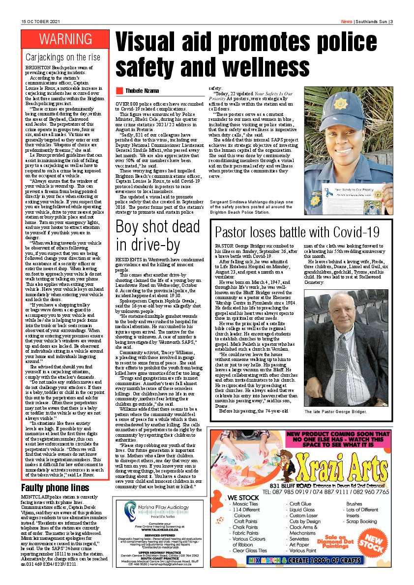 Southlands Sun 15 October 2021 page 3