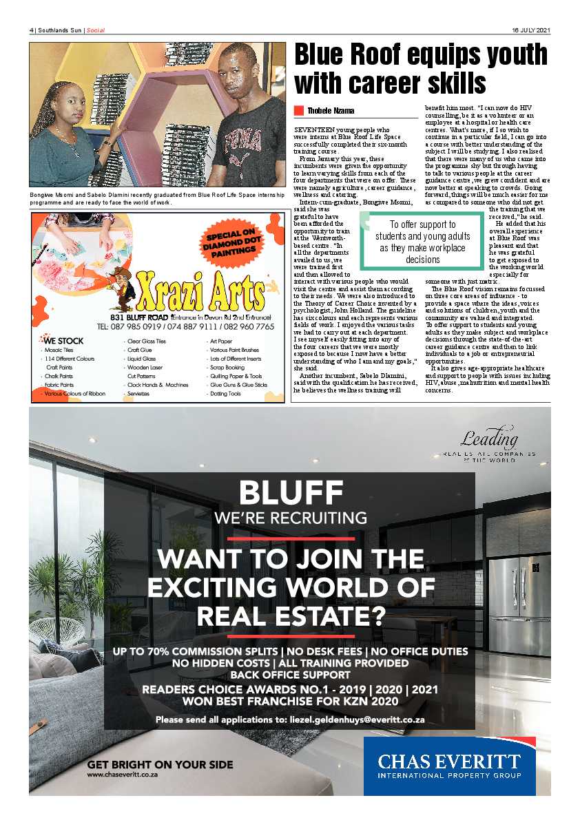 Southlands Sun 16 July 2021 page 4