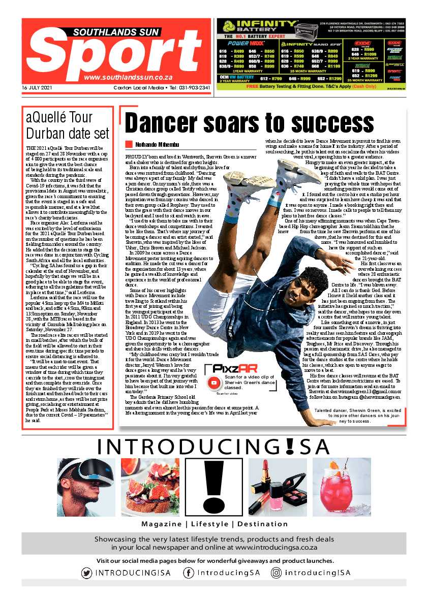 Southlands Sun 16 July 2021 page 7