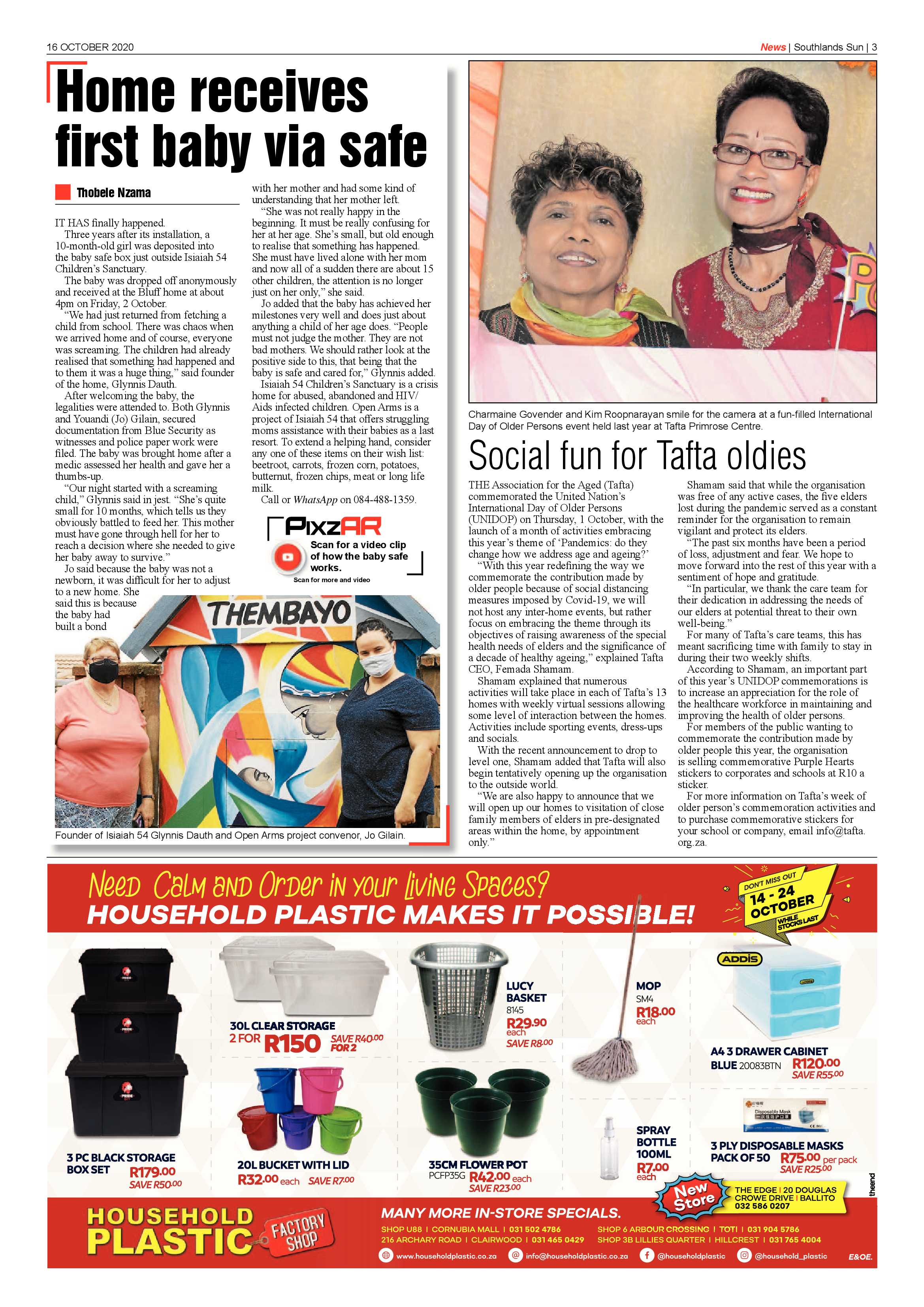 Southlands Sun 16 October 2020 page 3
