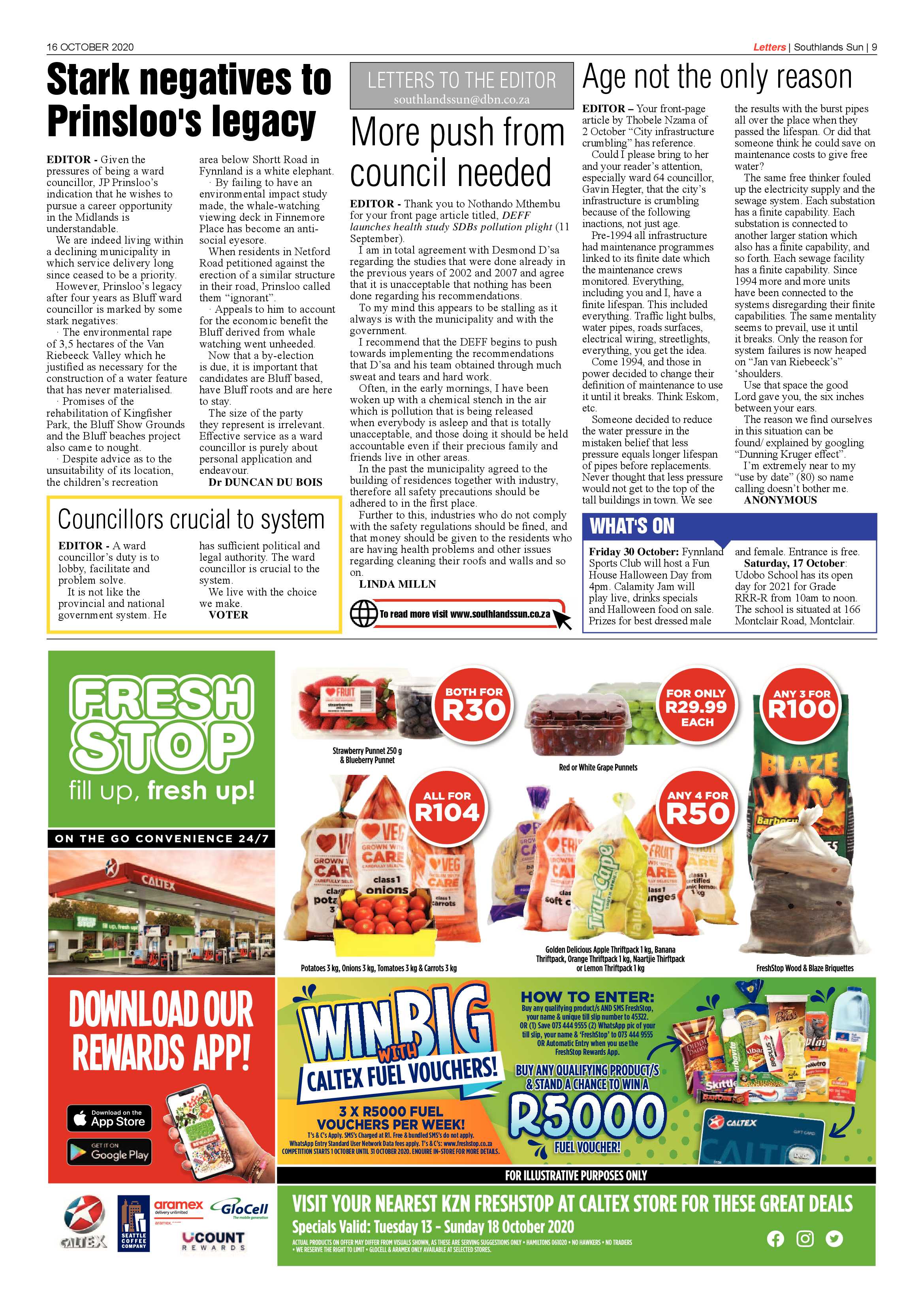 Southlands Sun 16 October 2020 page 9