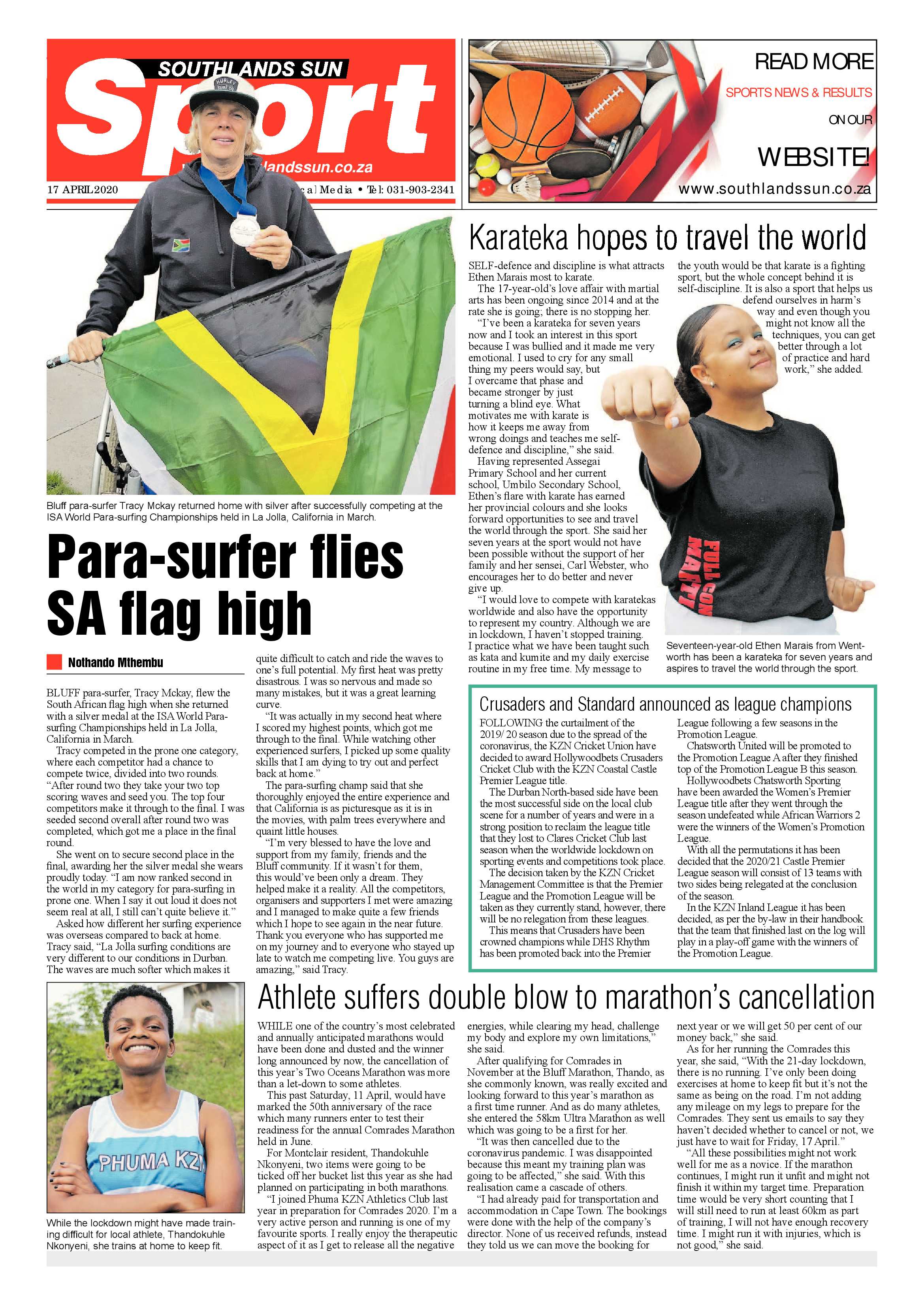 Southlands Sun 17 April 2020 page 8