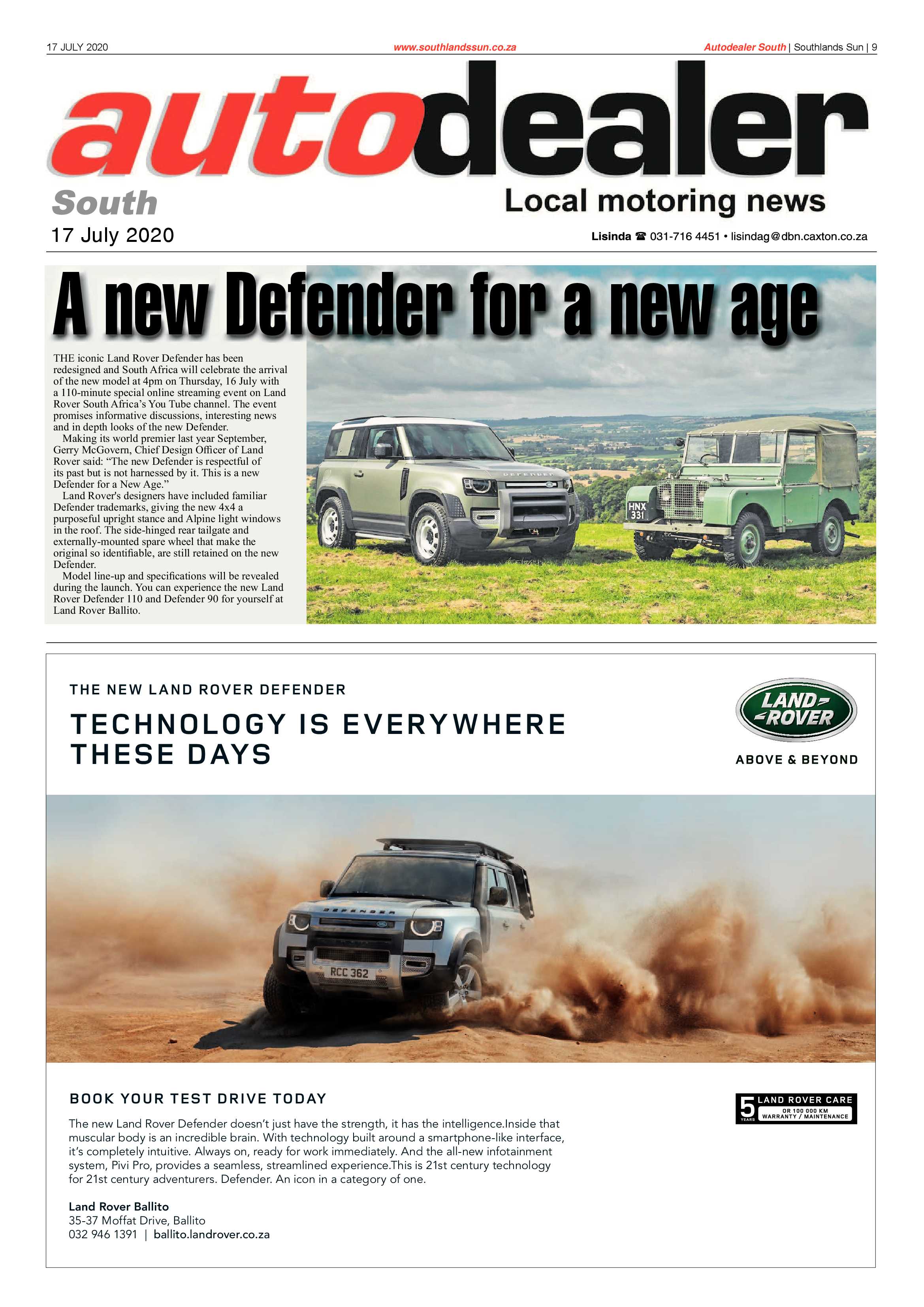 Southlands Sun 17 July 2020 page 9