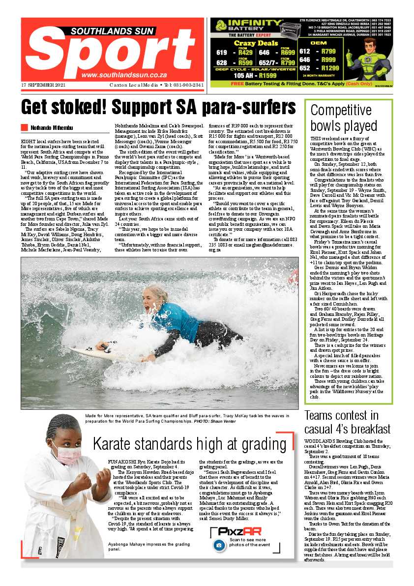 Southlands Sun 17 September 2021 page 12