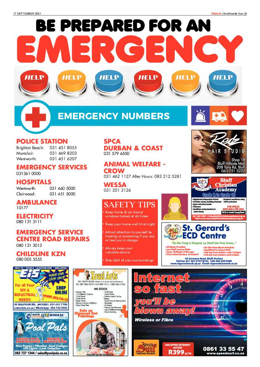 Southlands Sun 17 September 2021 page 9