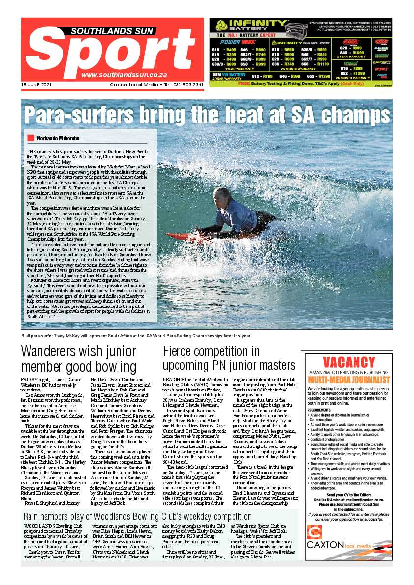 Southlands Sun 18 June 2021 page 12