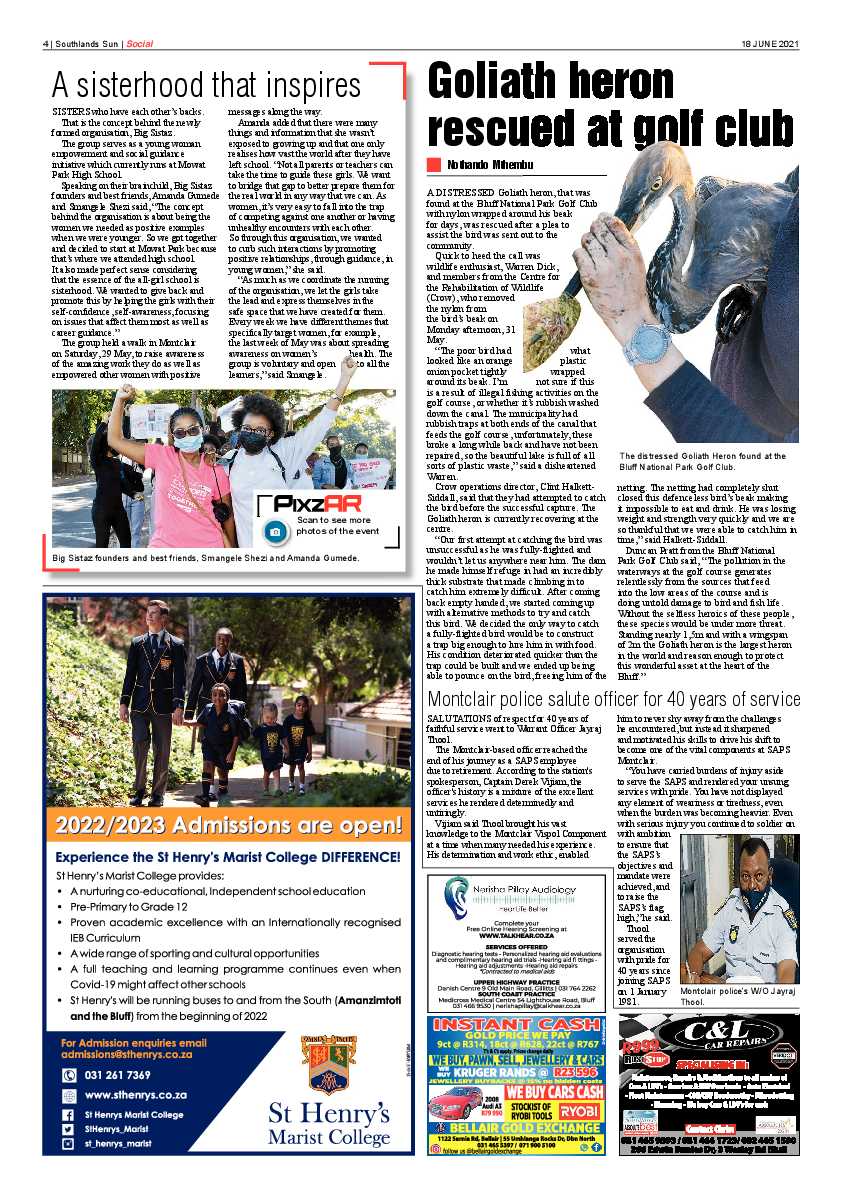 Southlands Sun 18 June 2021 page 4