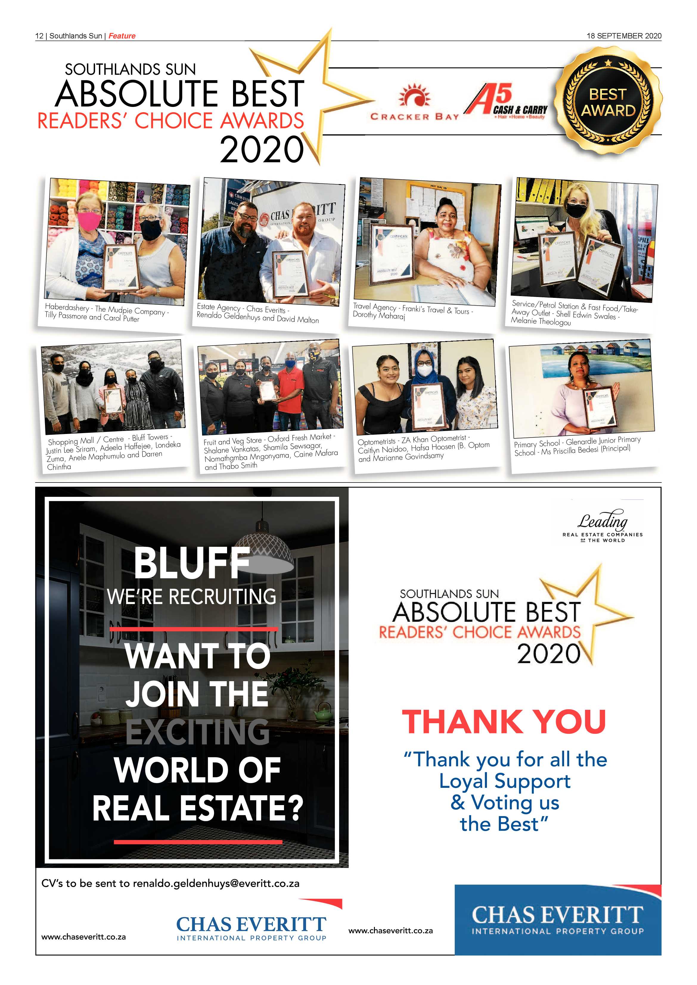 Southlands Sun 18 September 2020 page 12