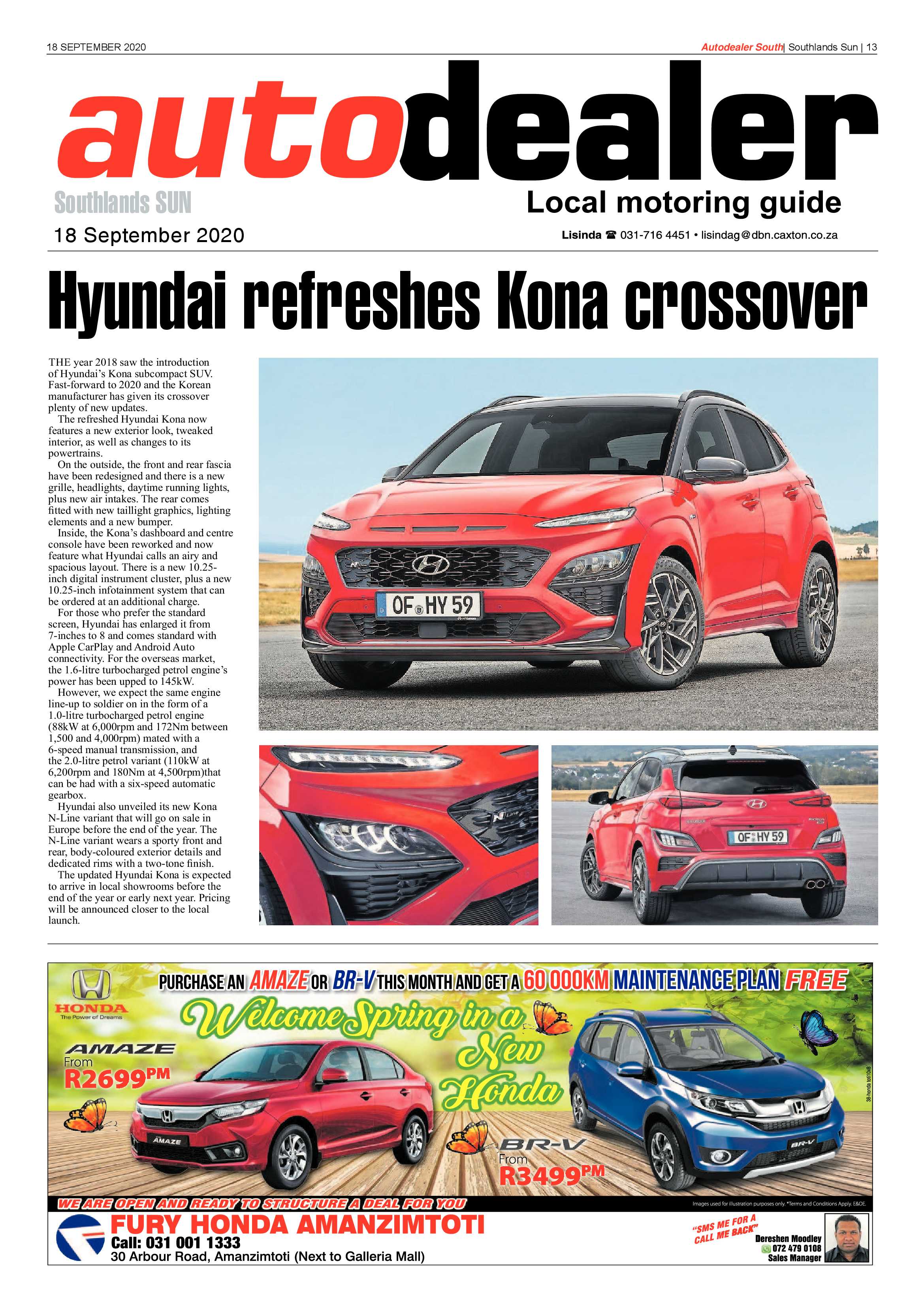 Southlands Sun 18 September 2020 page 13