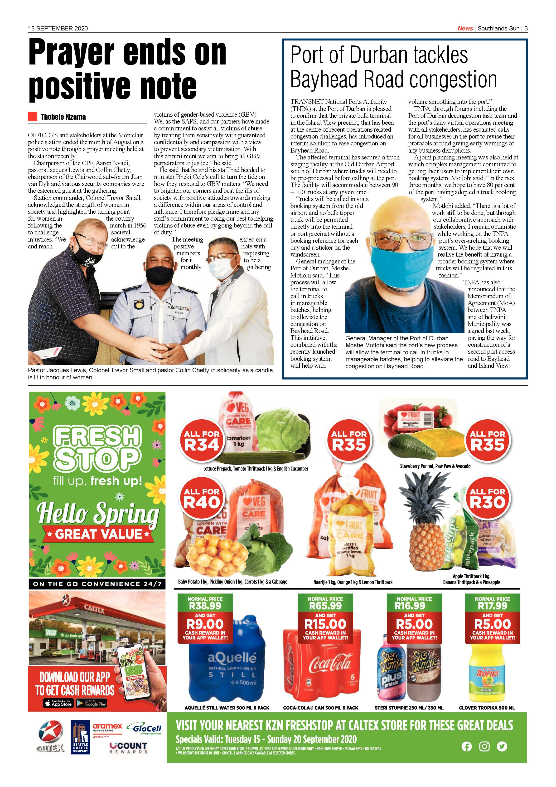Southlands Sun 18 September 2020 page 3