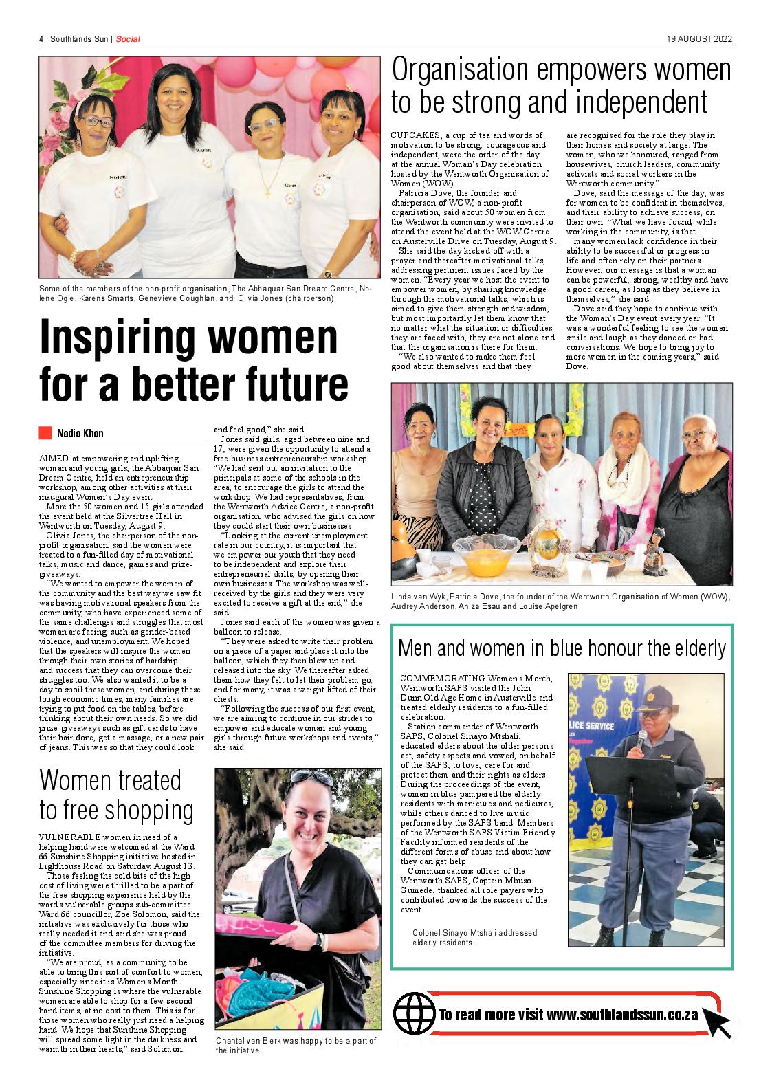 Southlands Sun 19 August 2022 page 4