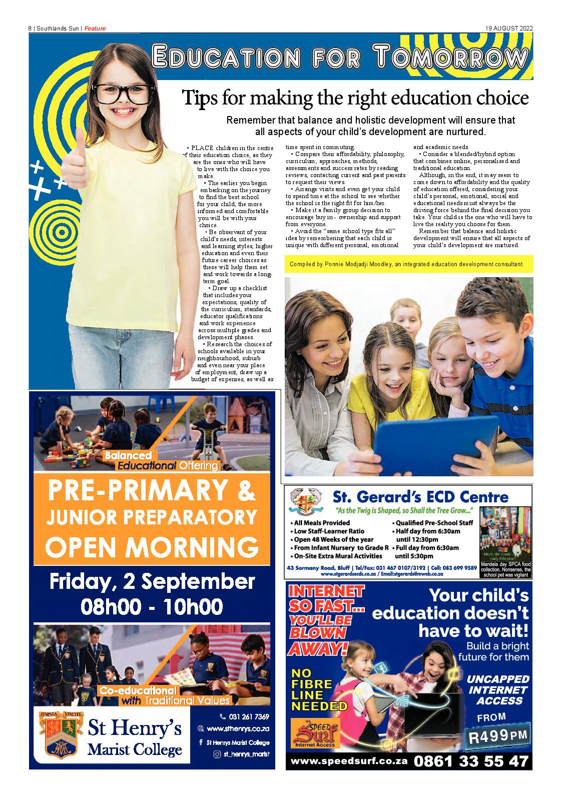 Southlands Sun 19 August 2022 page 8