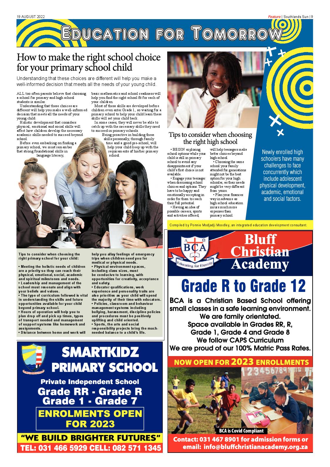 Southlands Sun 19 August 2022 page 9