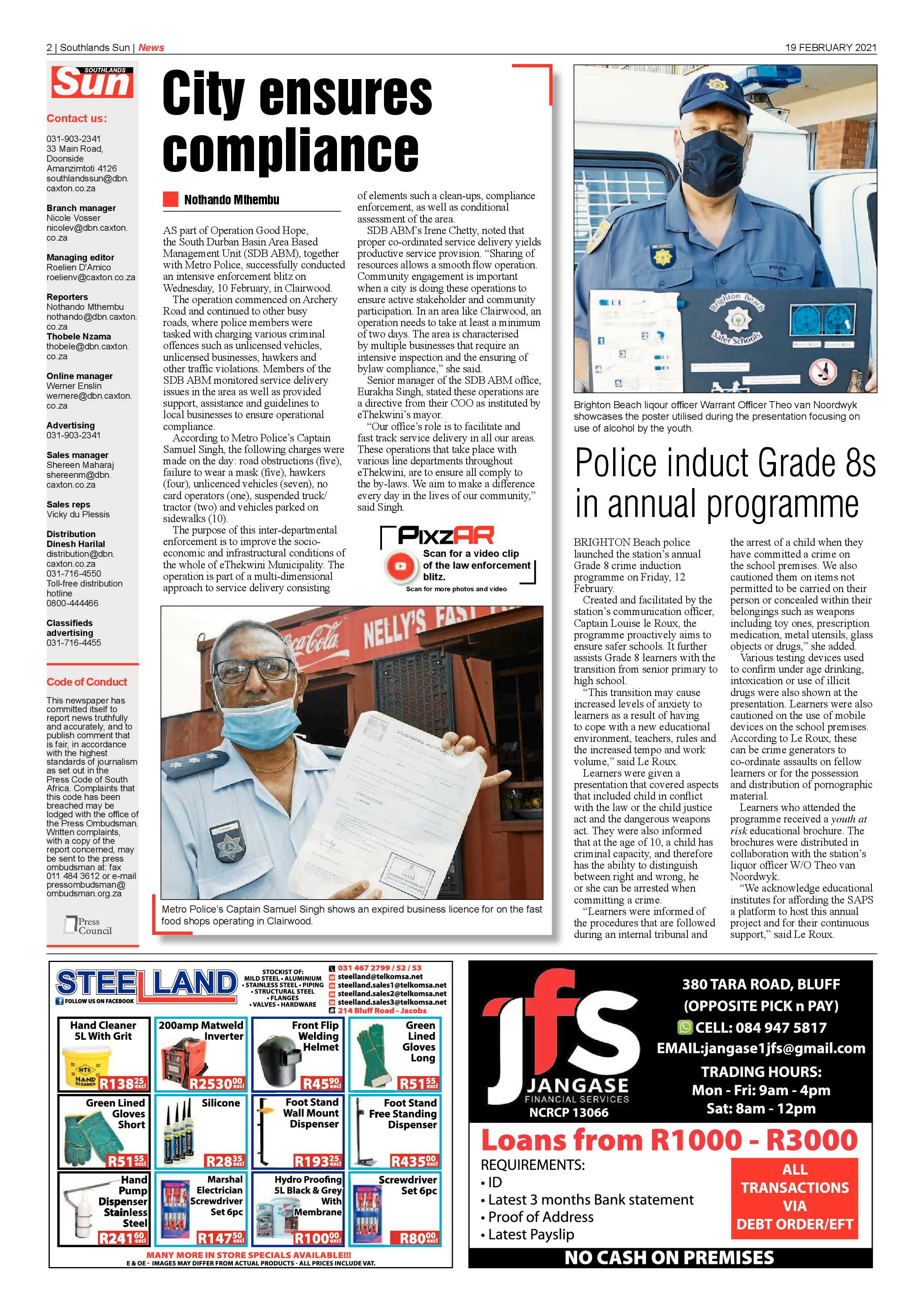 Southlands Sun 19 February 2020 page 2