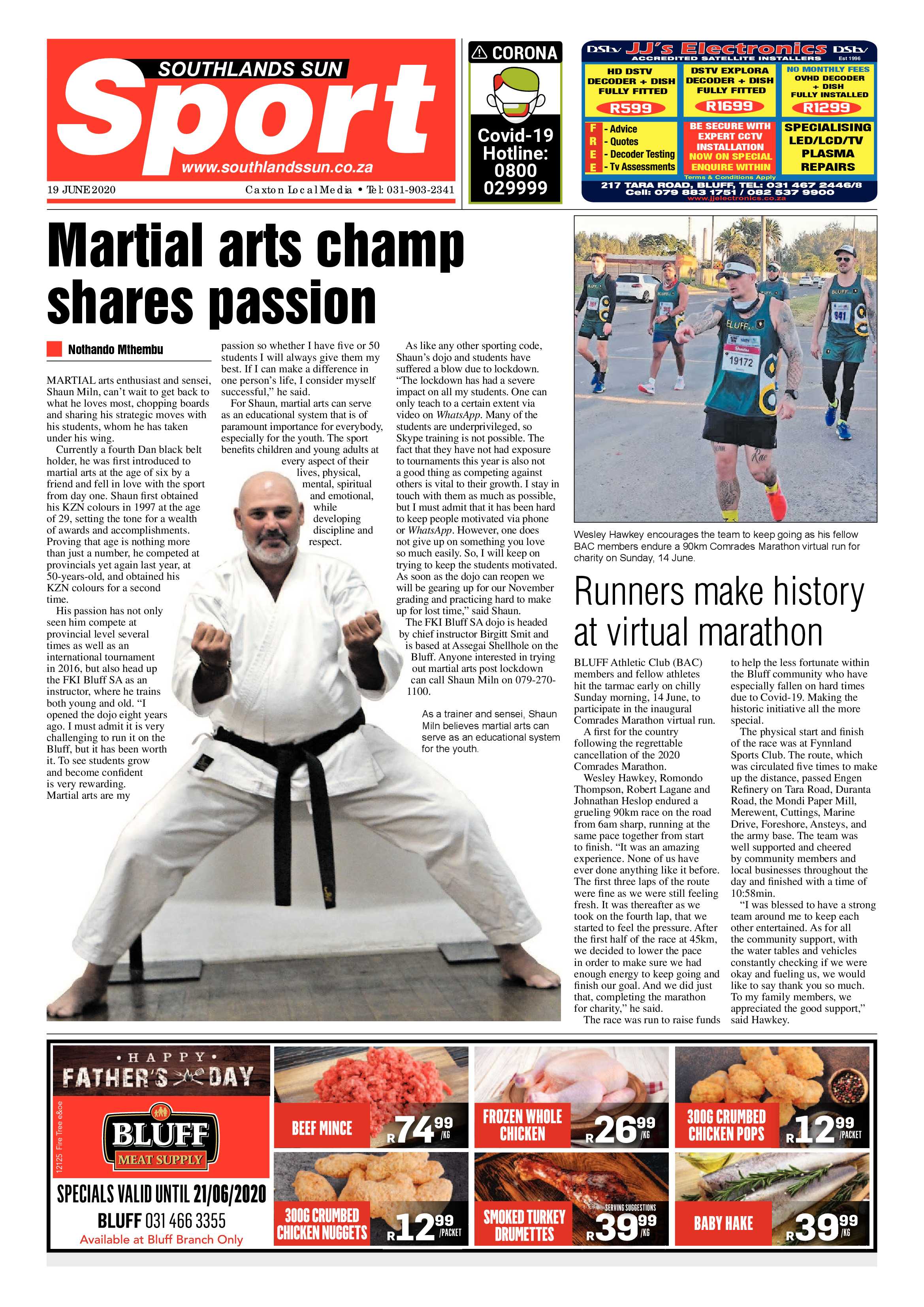 Southlands Sun 19 June 2020 page 12