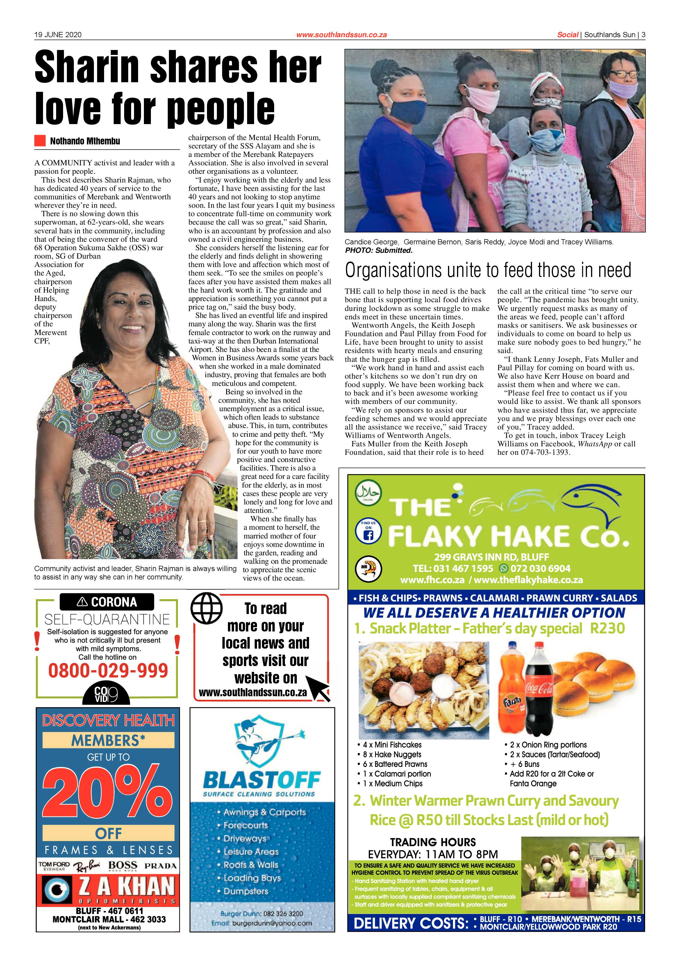 Southlands Sun 19 June 2020 page 3
