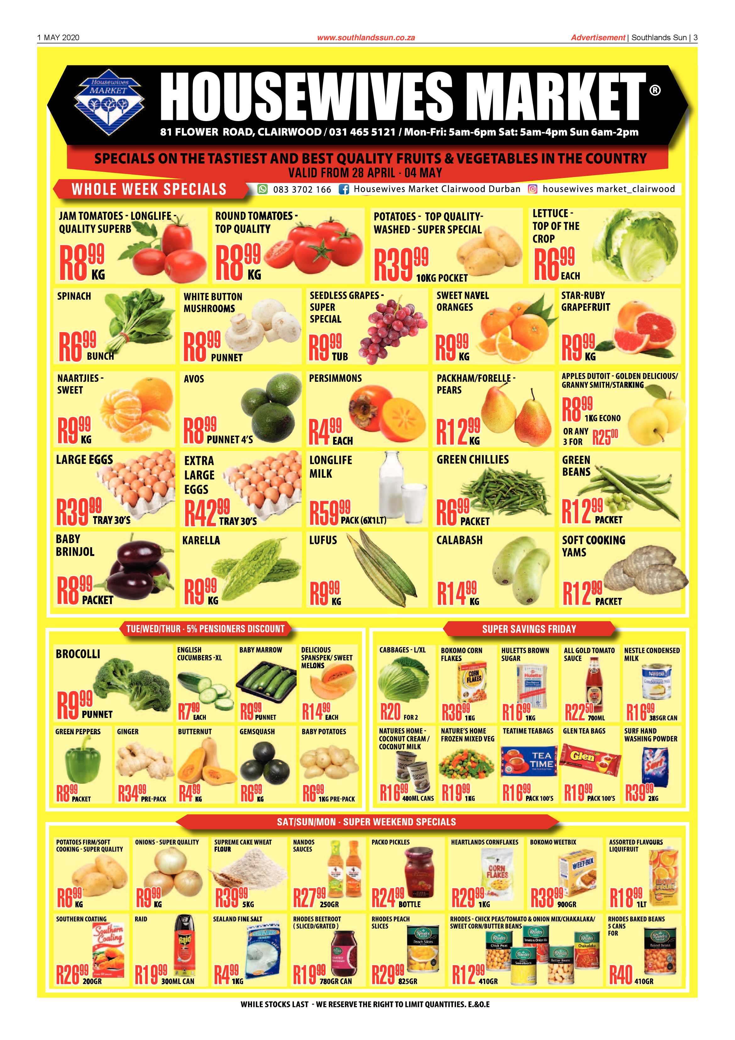 Southlands Sun 1 May 2020 page 3