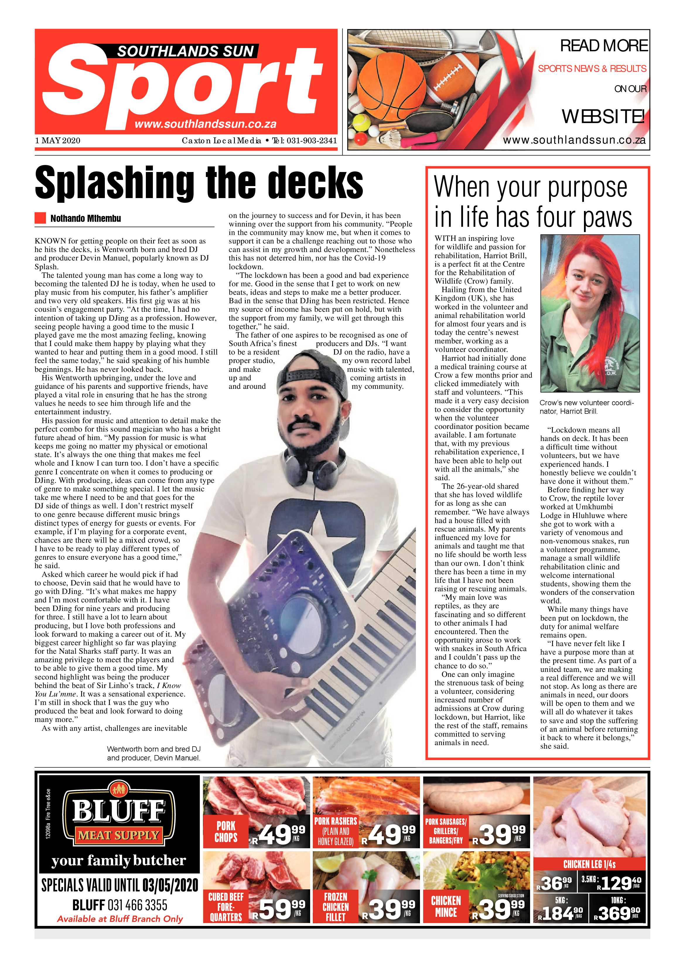 Southlands Sun 1 May 2020 page 8