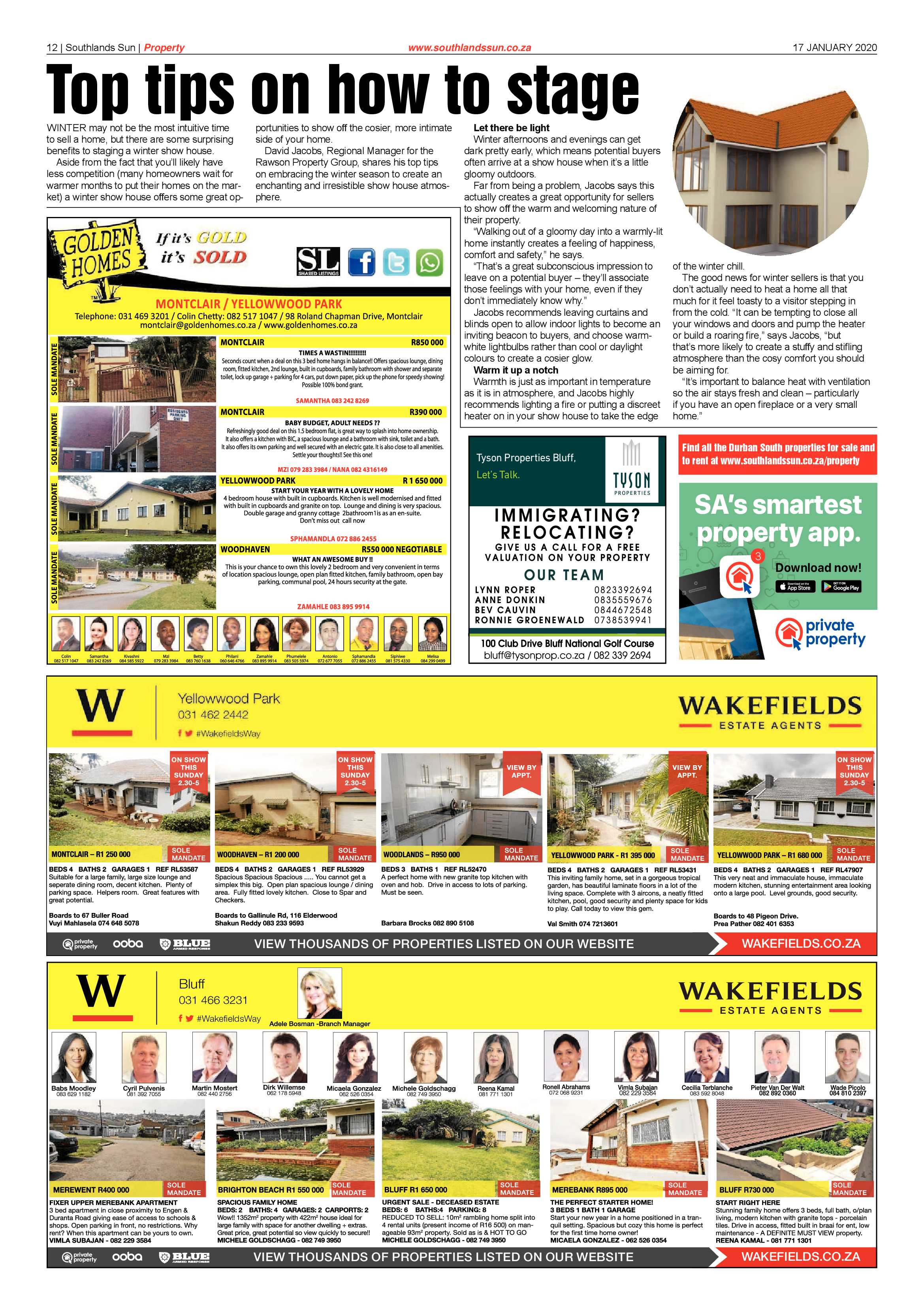 Southlands Sun 17 Januray 2020 page 12