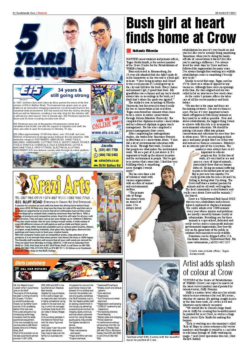 Southlands Sun 20 August  2021 page 4