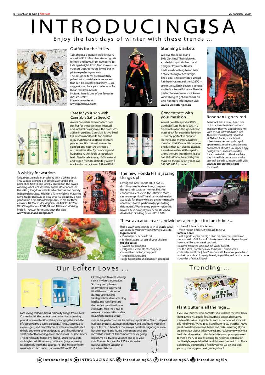Southlands Sun 20 August  2021 page 8