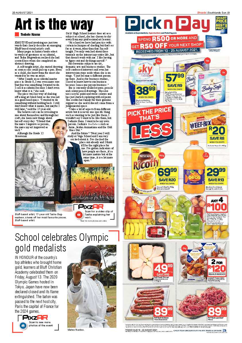 Southlands Sun 20 August  2021 page 9
