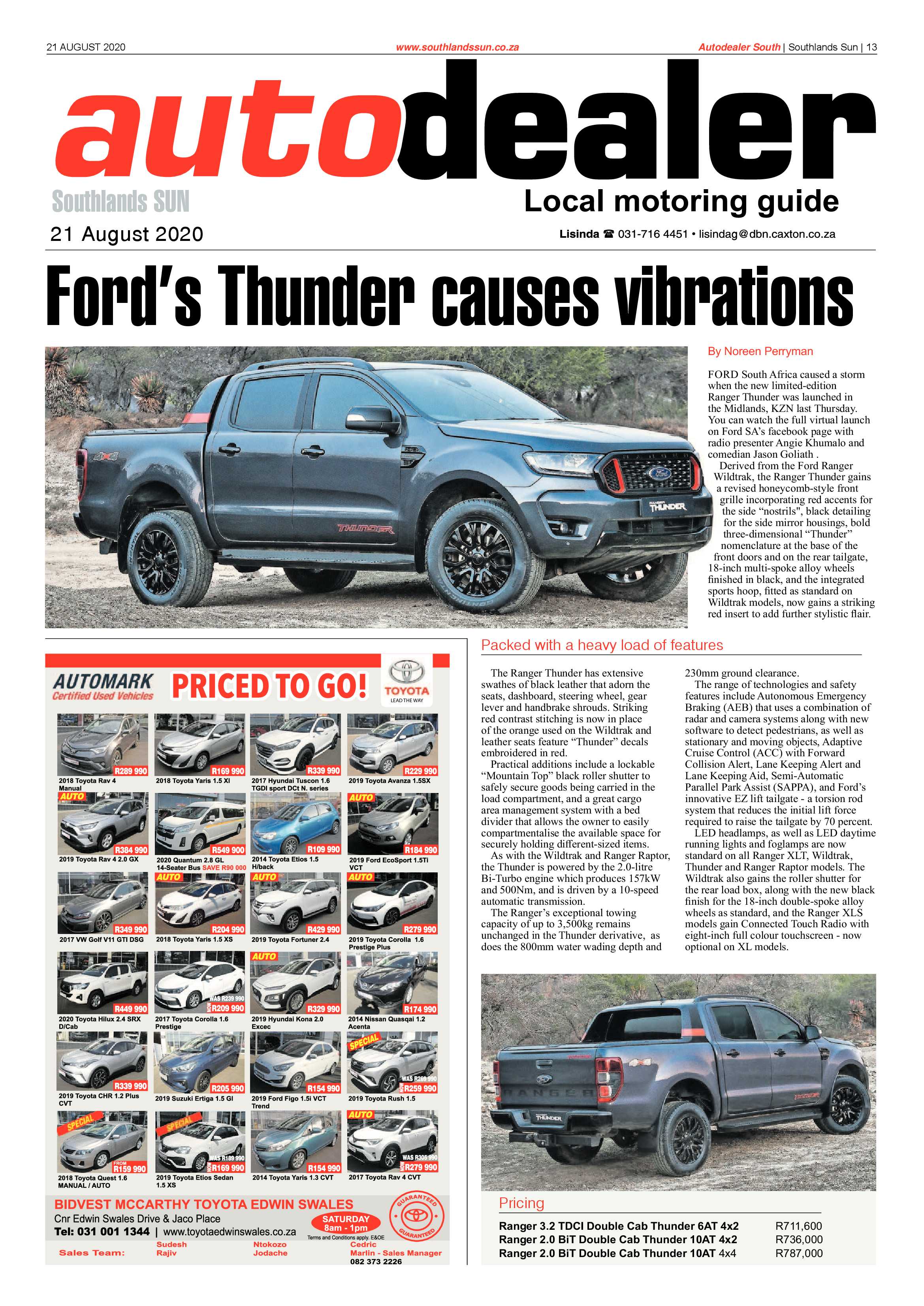 Southlands Sun 21 August 2020 page 13