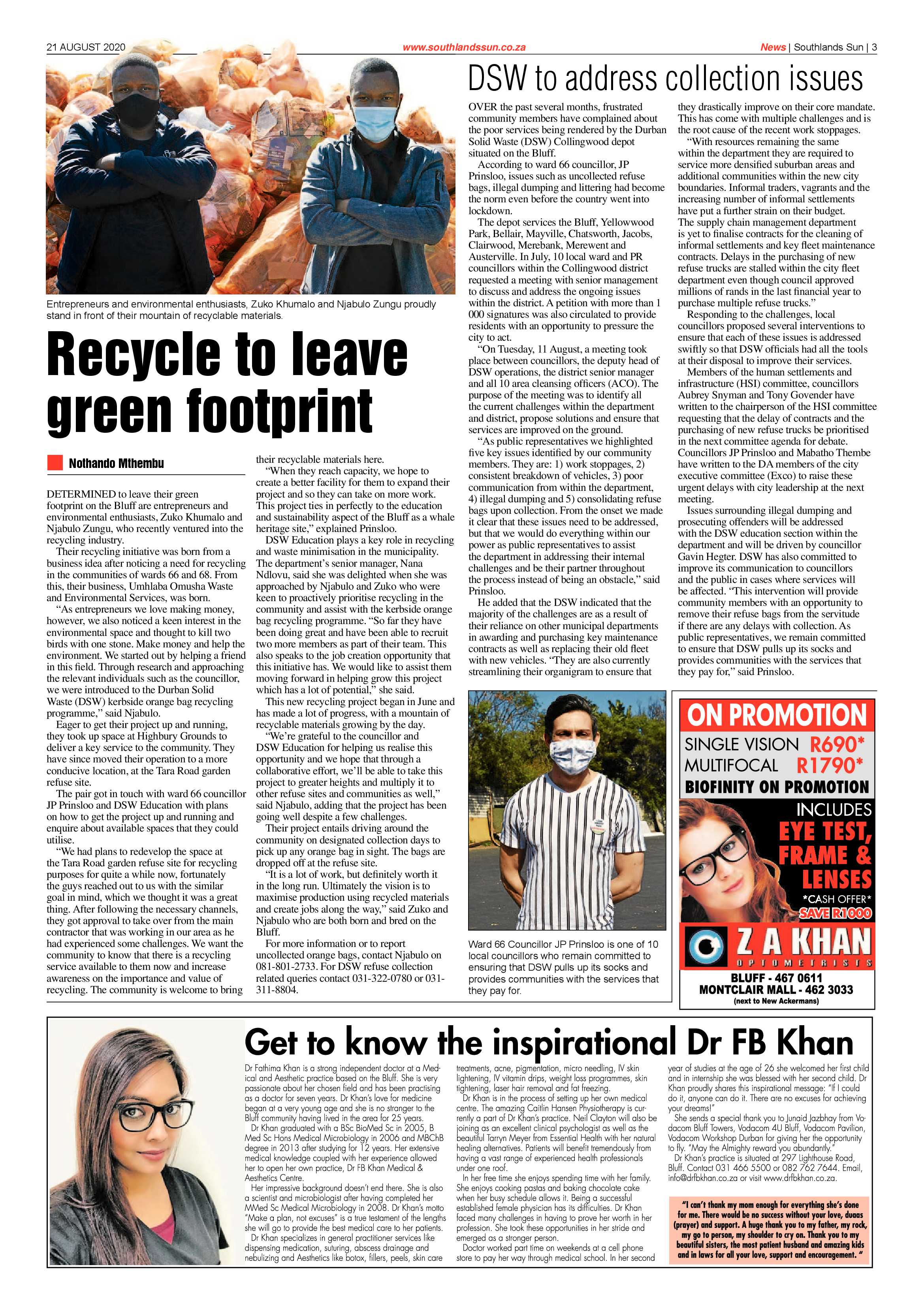 Southlands Sun 21 August 2020 page 3