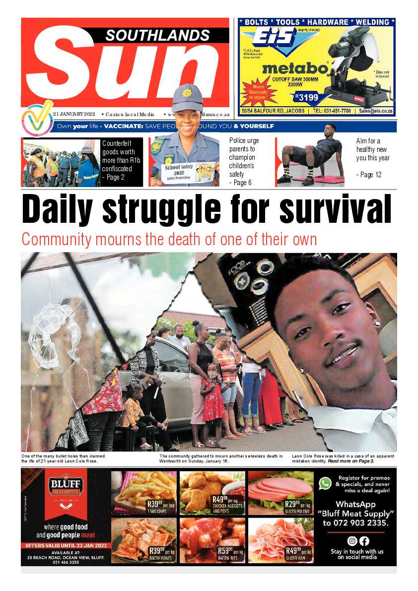 Southlands Sun 21 January 2022 page 1
