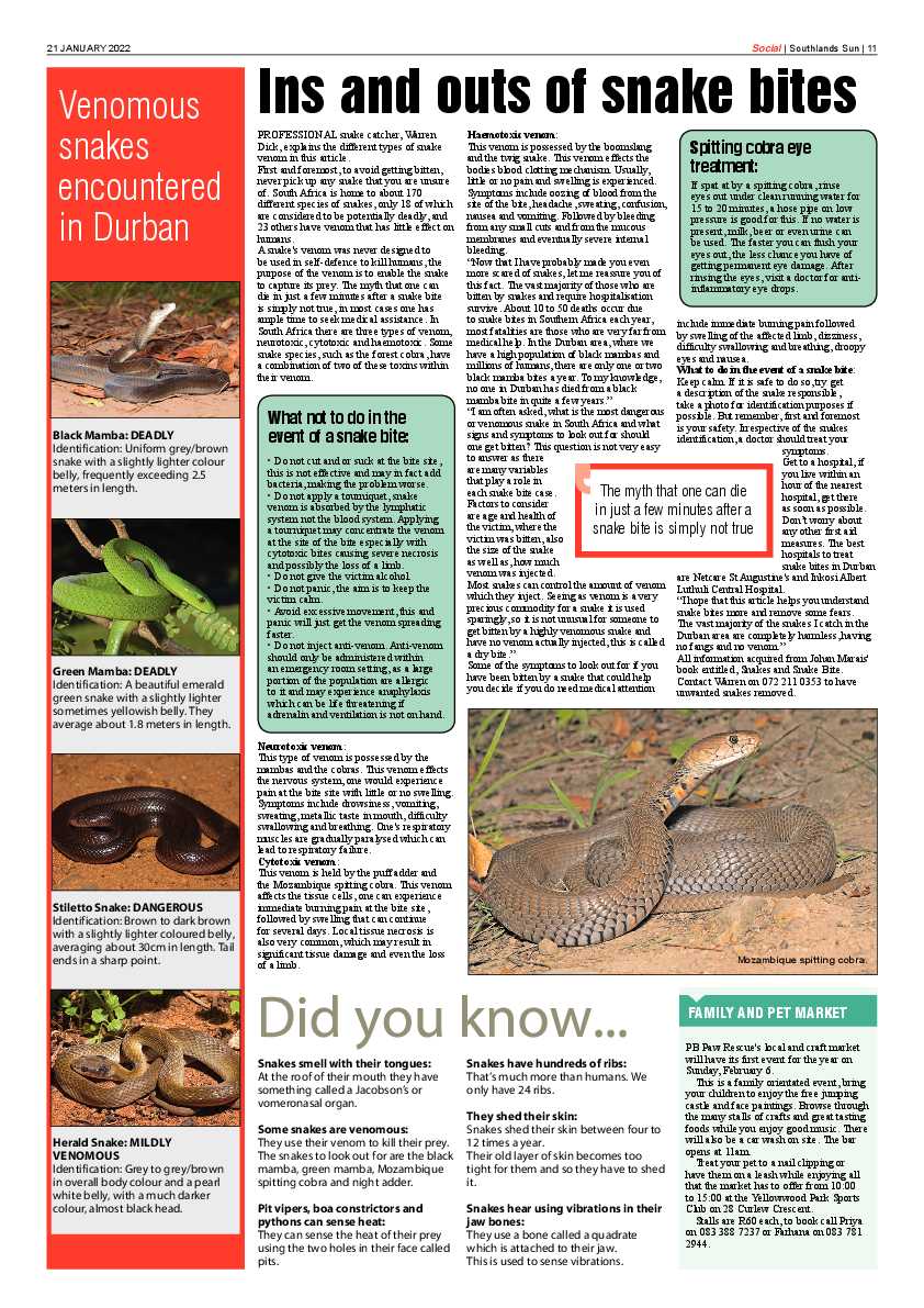 Southlands Sun 21 January 2022 page 11