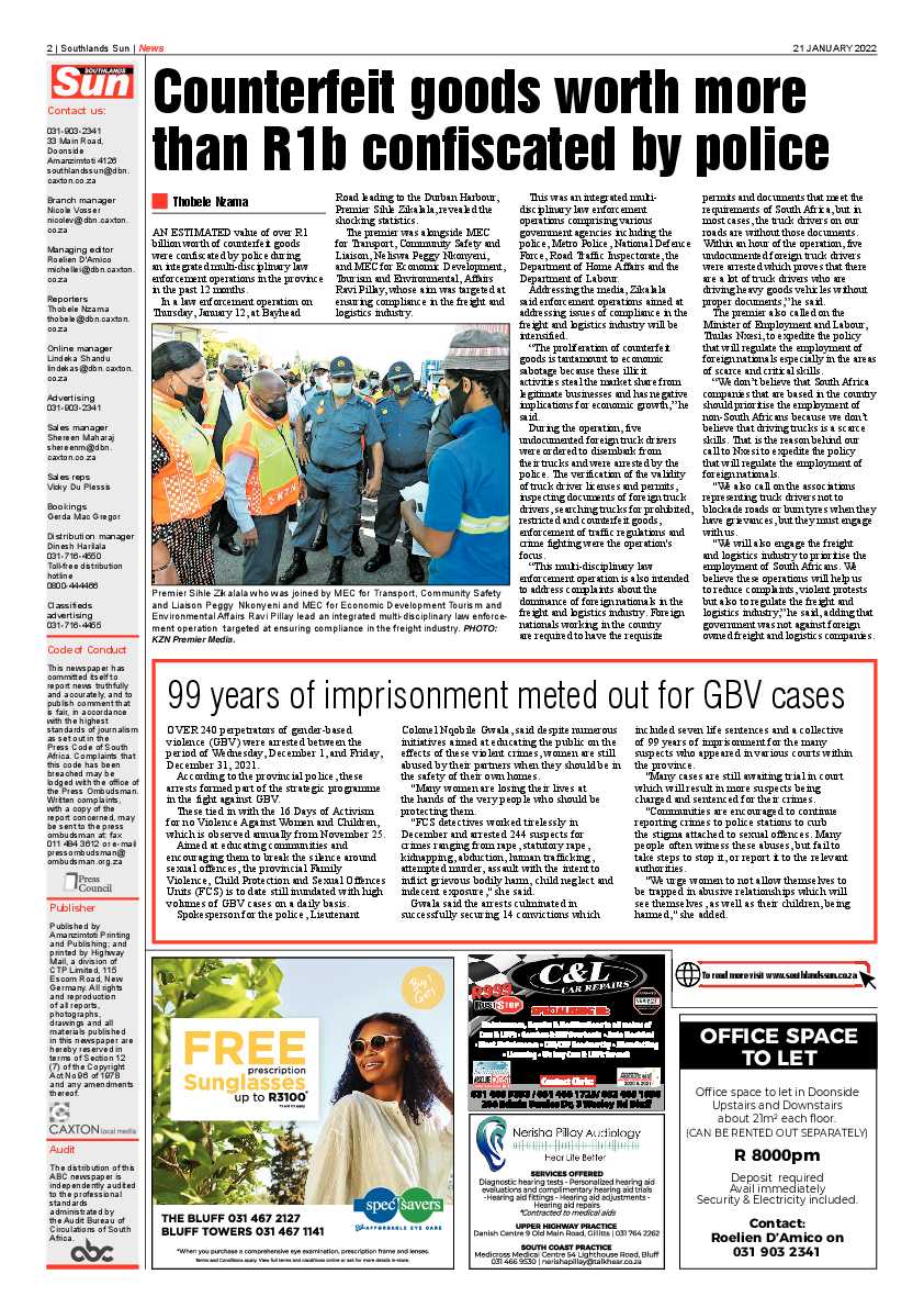 Southlands Sun 21 January 2022 page 2